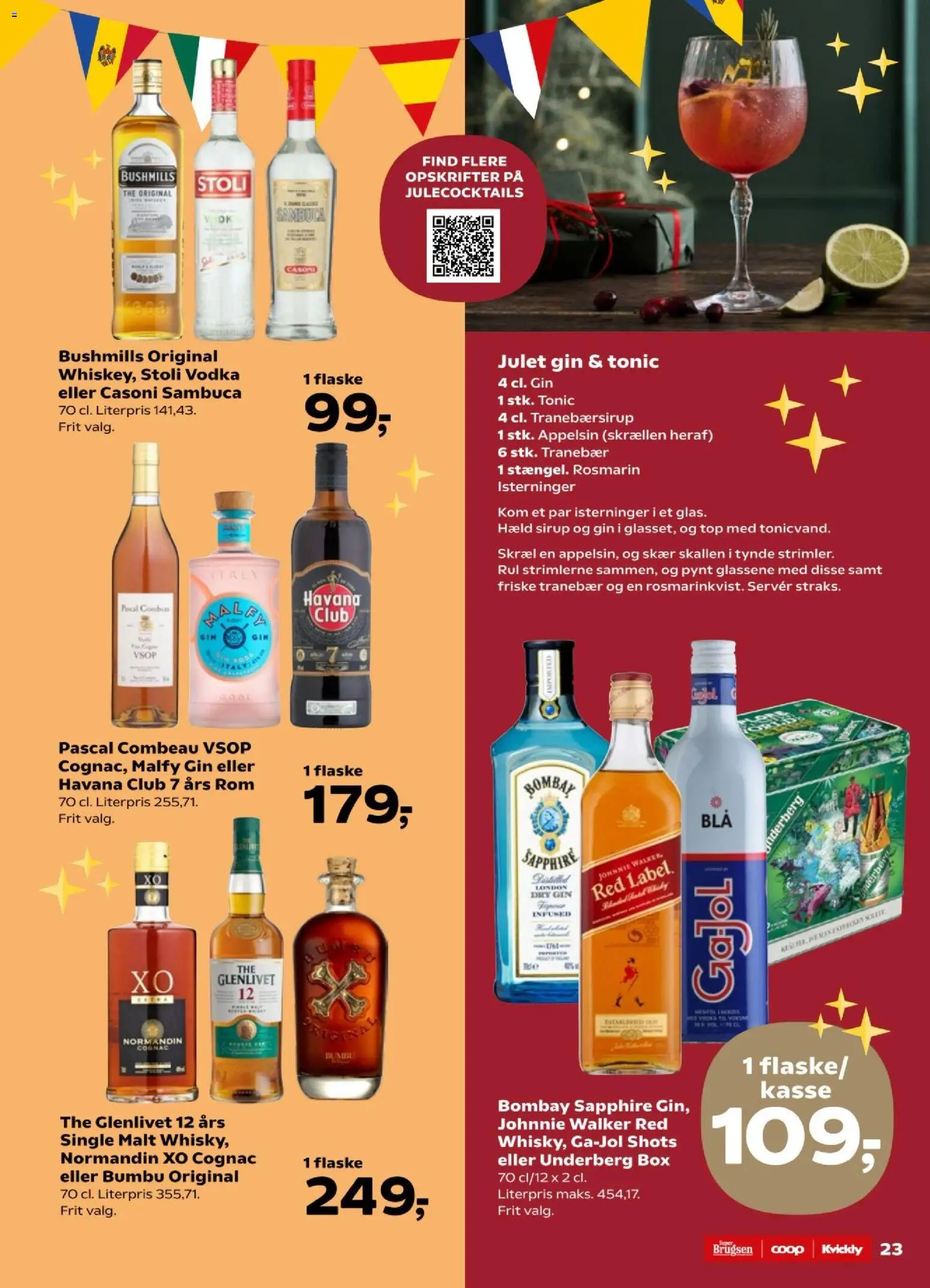 Super Brugsen tilbudsavis – gyldig fra 14.11.2025 | Side: 24 | Produkter: Gin, Vodka, Rom