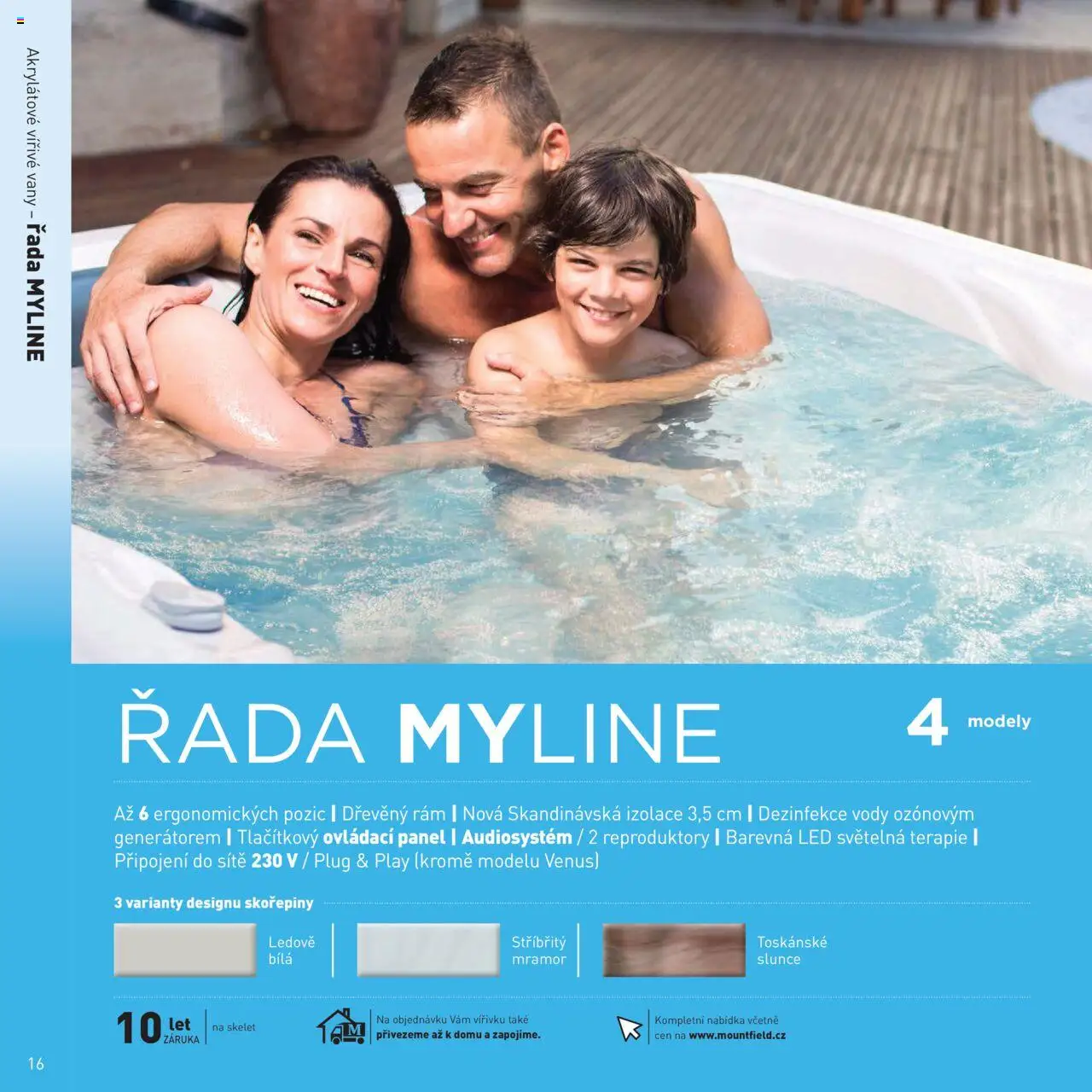 Mountfield katalog - Vířivky od 16.04.2025 | Strana: 16 | Produkty: Modely, LED
