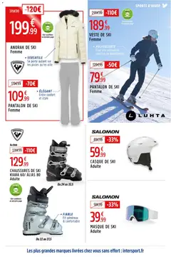 Intersport - Prévisualisation de Intersport Black Friday valide à partir de 03.11.2025 | Page: 15 | Produits: Casque de ski, Masque, Porte, Chaussures de ski