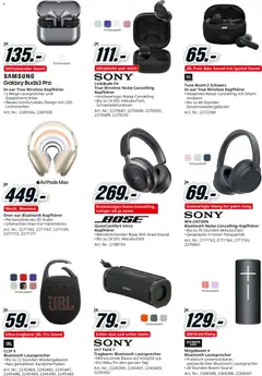 Media Markt - Black Friday ab 02.11.2025 gültig | Seite: 6 | Produkte: Kopfhörer, Samsung, Airpods, Lautsprecher