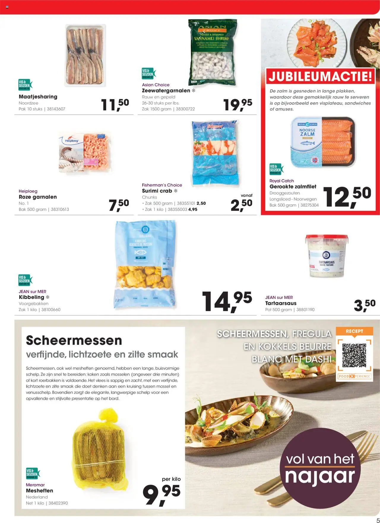{H1} | Pagina: 5 | Producten: Vis, Pot, Mosselen, Zak