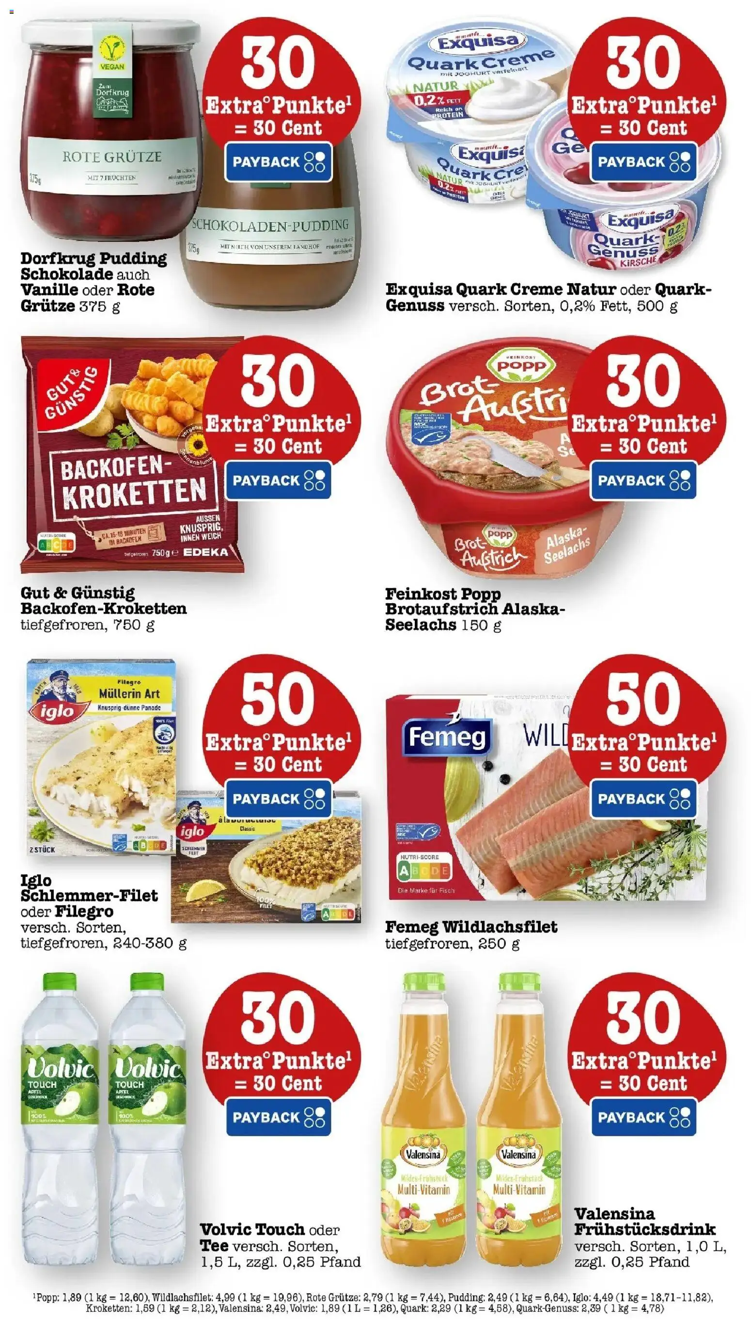 Edeka prospekt Offenbach	 – gültig ab 09.03.2026 | Seite: 61 | Produkte: Joghurt, Exquisa, Fisch, Volvic