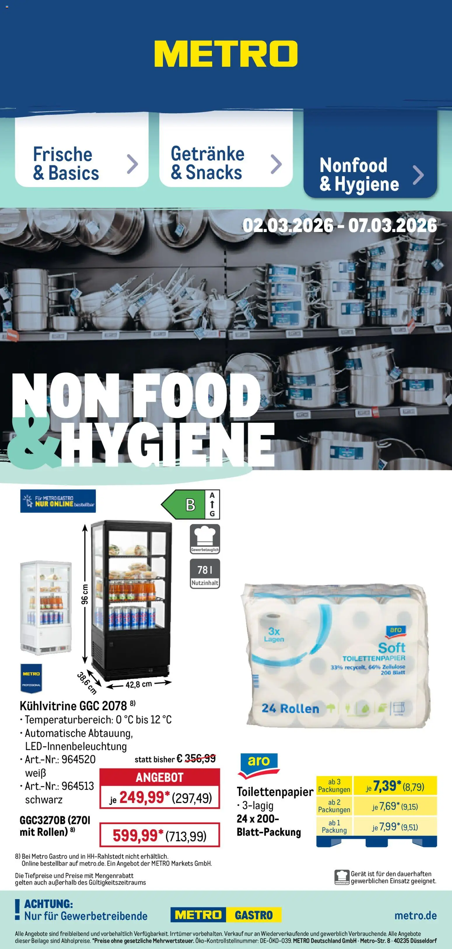 Metro Prospekt 	 – gültig ab 02.03.2026 | Seite: 41 | Produkte: Toilettenpapier