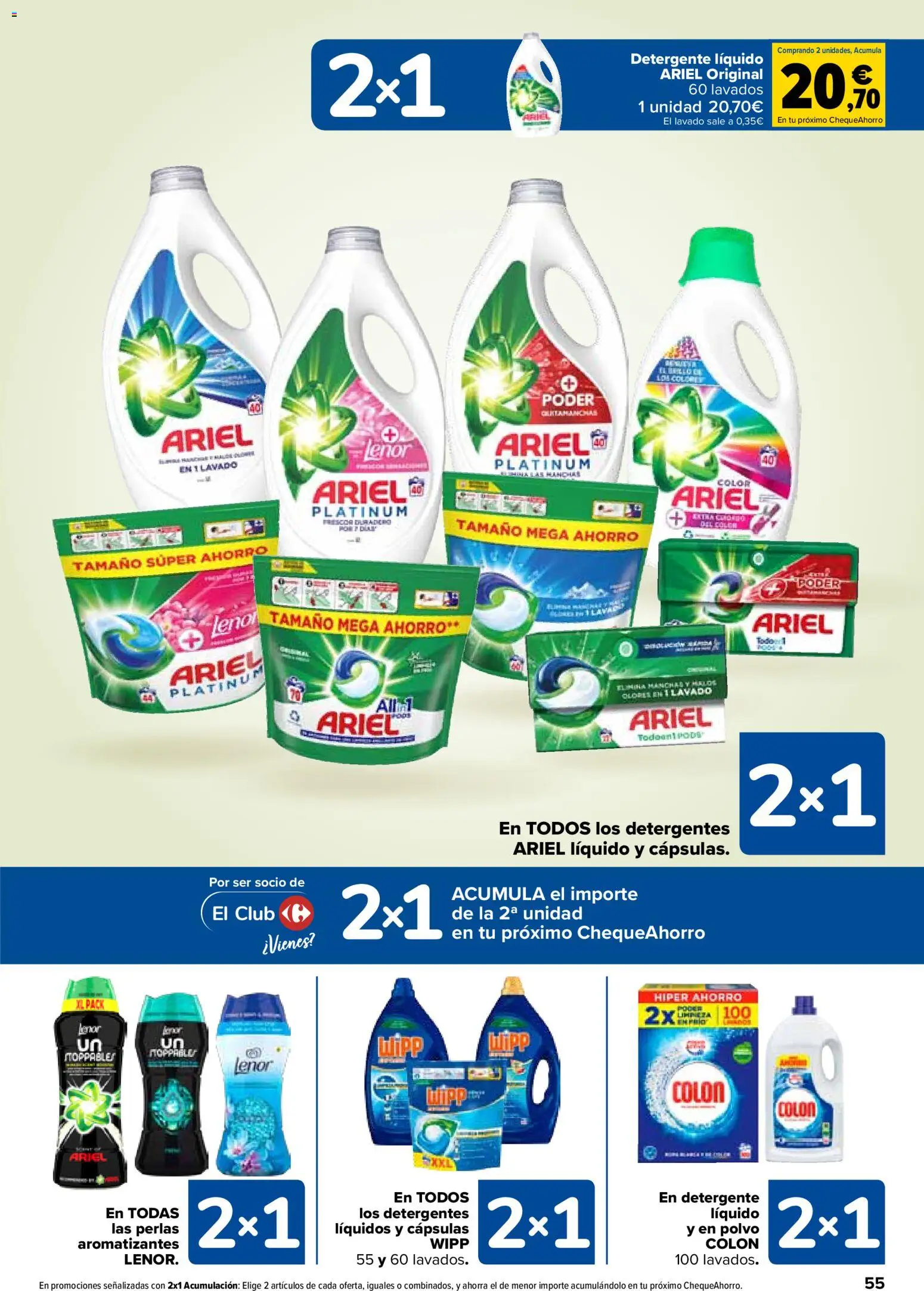 Carrefour folleto │ válido desde el 15.01.2026 | Página: 59 | Productos: Polvo, Detergente, Detergente líquido