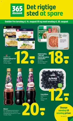 Eksempel på tilbudsavis Coop 365 - Tilbudsavis fra butik Coop 365 gyldig fra 14.08.2025