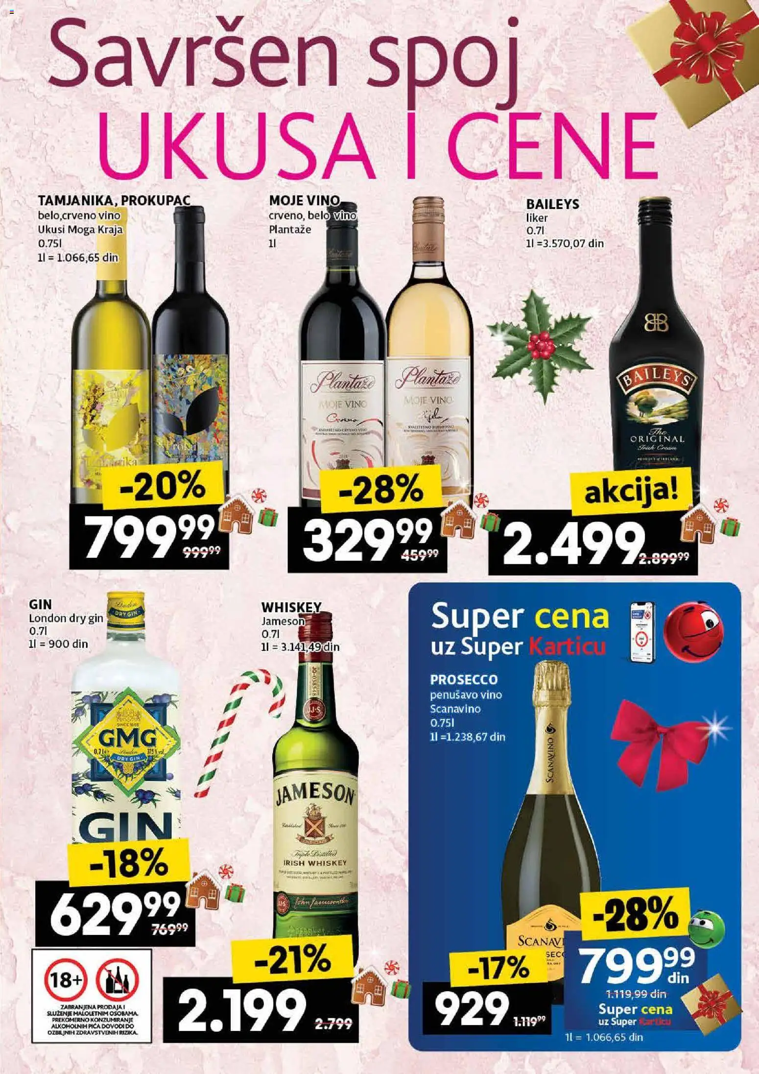 Idea katalog - važi od 25.12.2025 | Strana: 29 | Proizvode: Liker, Dry gin, Belo vino, Pica