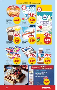 PRÉSIDENT KÖRDOBOZOS SAJT, natúr, füstölt, gouda, cheddar 140 g - amely érvényes a következő dátumtól: 19.02.2026 | Oldal: 5