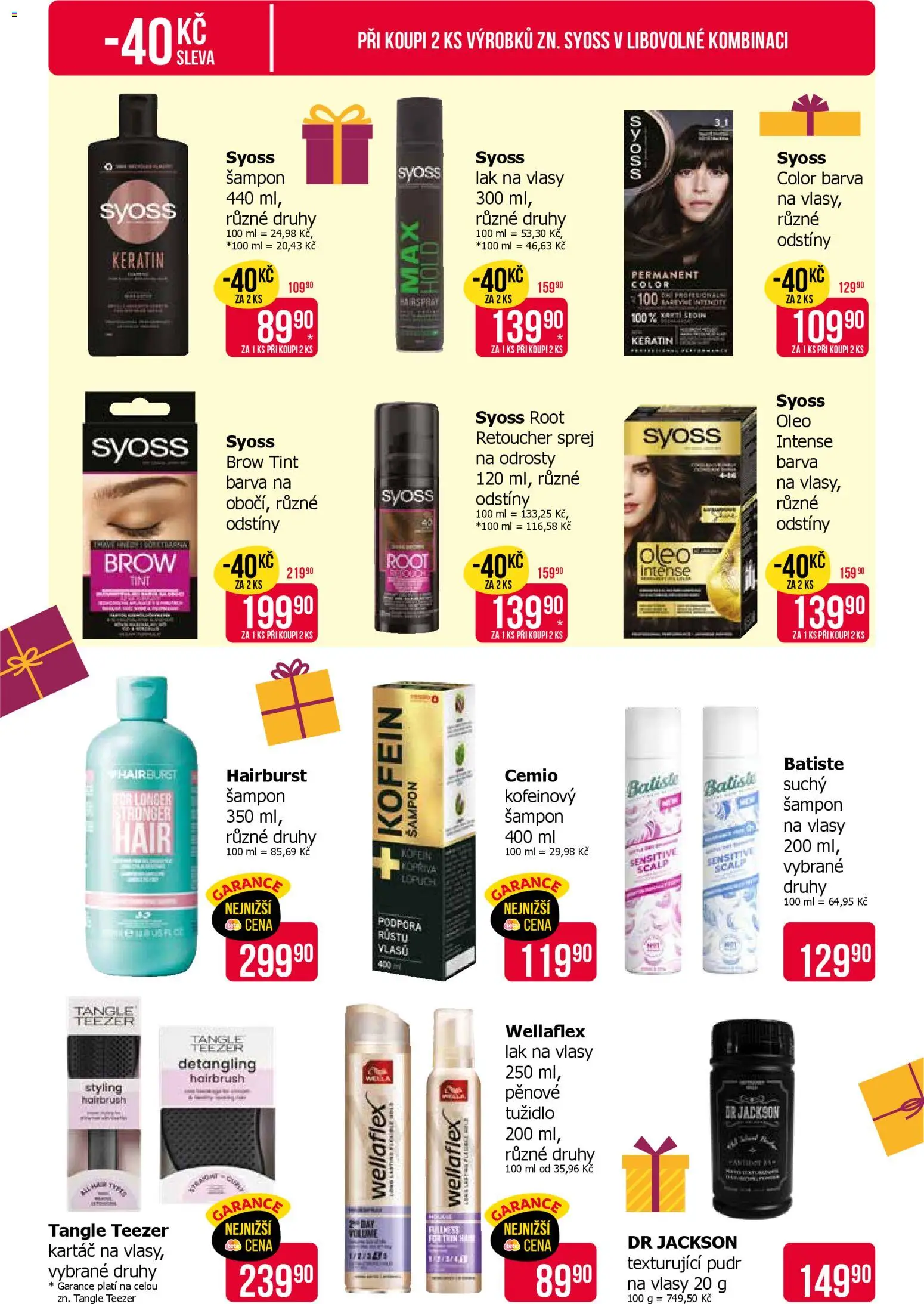 TETA Drogerie leták - Vánoce od 27.11.2025 | Strana: 8 | Produkty: Kartáč na vlasy, Suchý šampon, Pudr, Kartáč