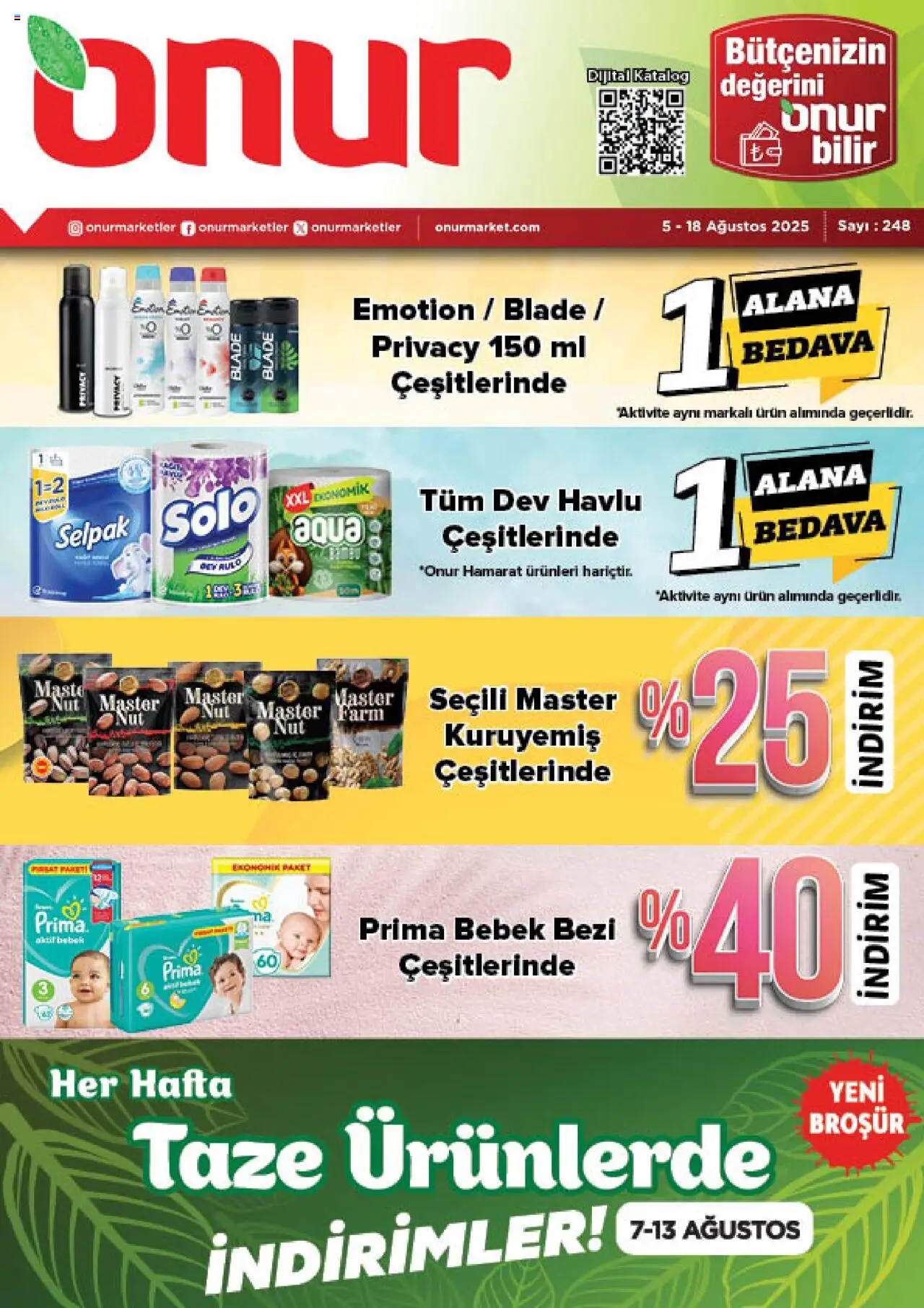 Onur Market Katalog - 05.08.2025 tarihinden itibaren geçerlidir | Sayfa: 1