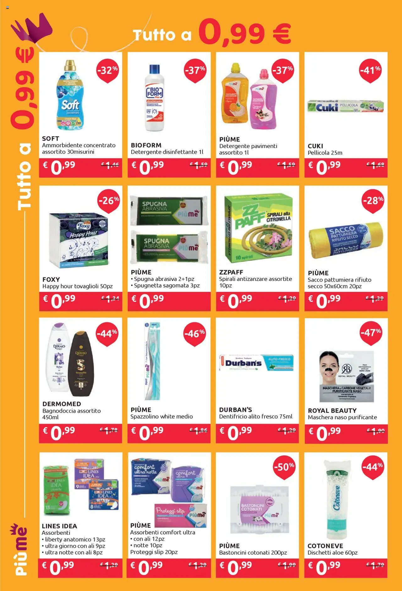 Volantino IperSoap del 04.08.2025 | Pagina: 2 | Prodotti: Spugna, Spazzolino, Slip, Antizanzare
