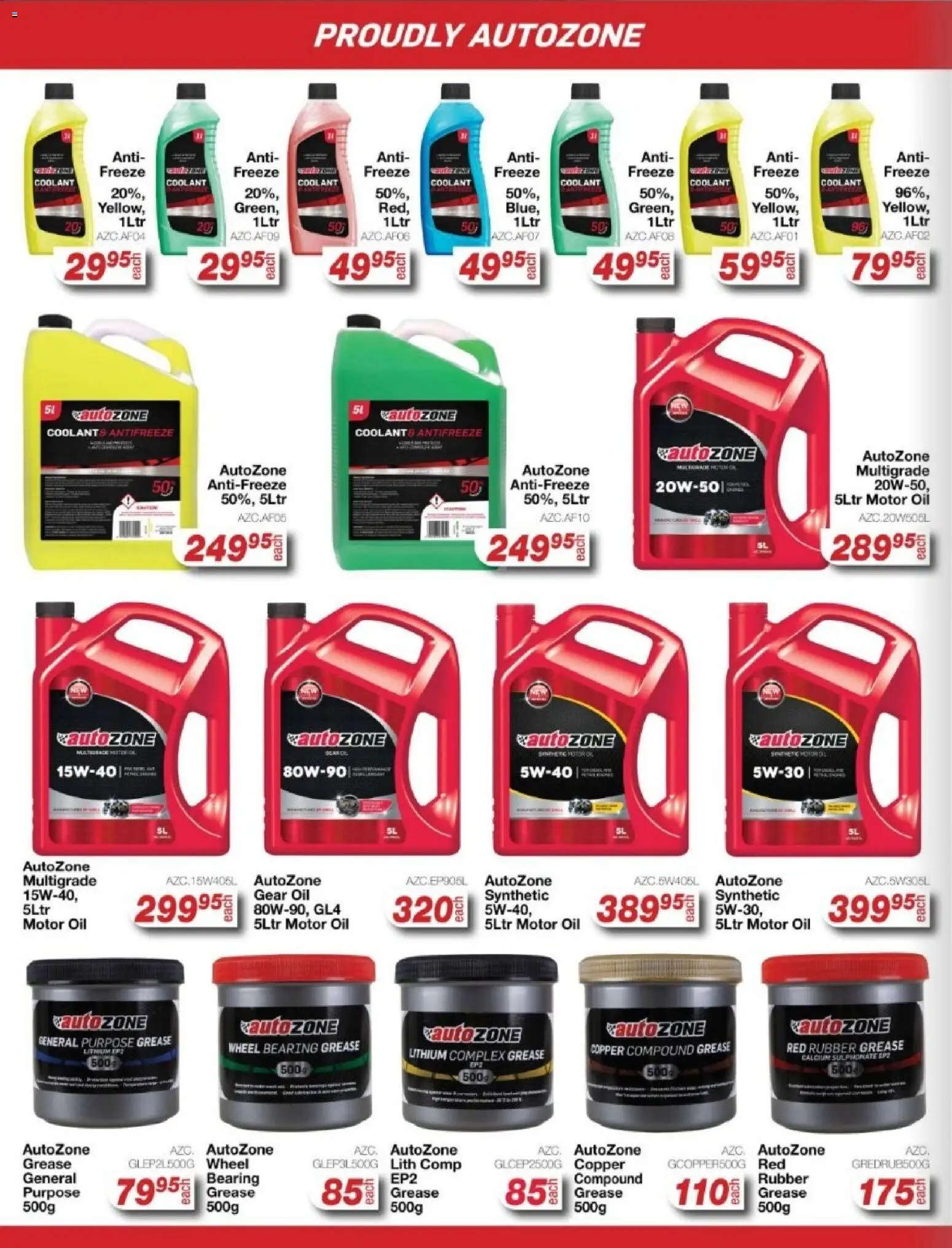 New AutoZone catalogue – valid from 23.01.2026 | Page: 34 | Products: Oil