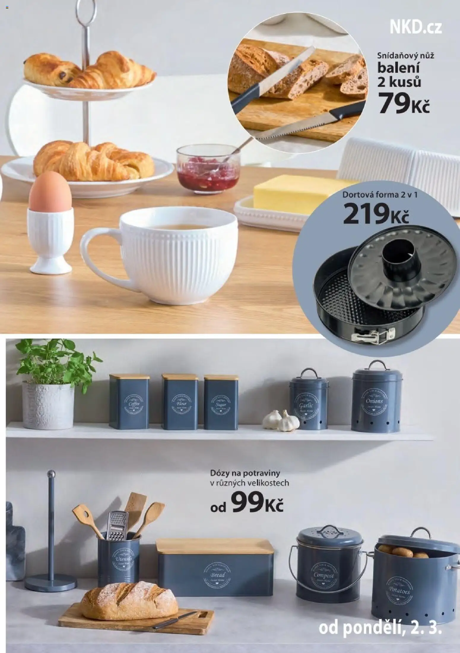 NKD leták - Solární týden od 02.03.2026 | Strana: 7 | Produkty: Dózy, Forma, Nůž, Dózy na potraviny