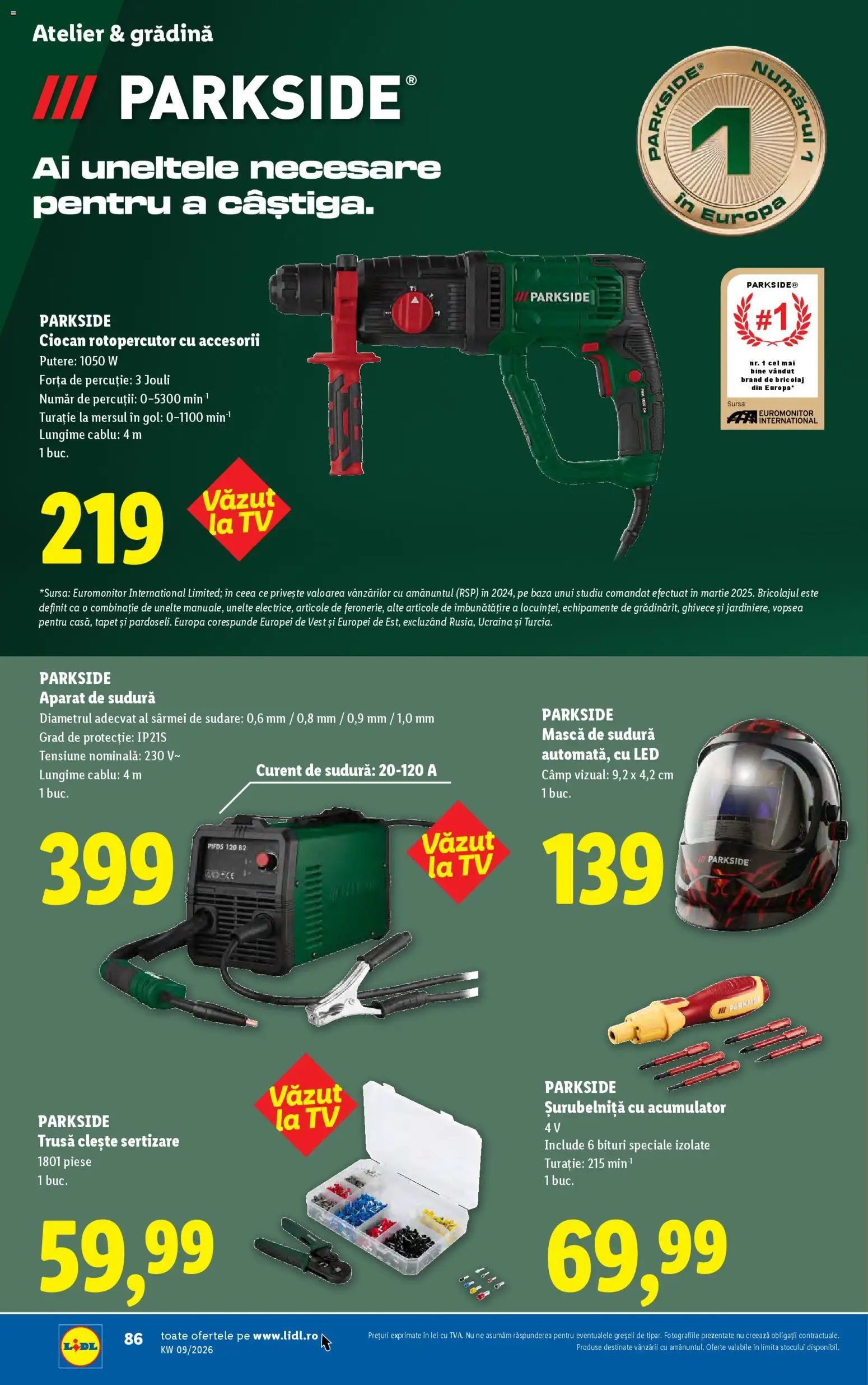 Noul catalog Lidl – valabil de la 23.02.2026 | Pagină: 86 | Produse: Cablu, Clește, Vopsea, Tapet