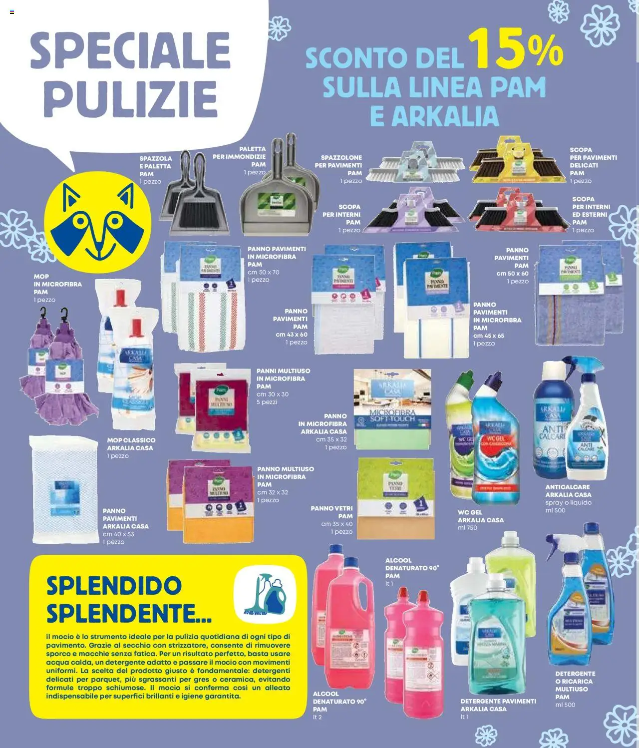 Volantino Panorama del 11.09.2025 | Pagina: 6 | Prodotti: Paletta, Anticalcare, Scopa, Secchio