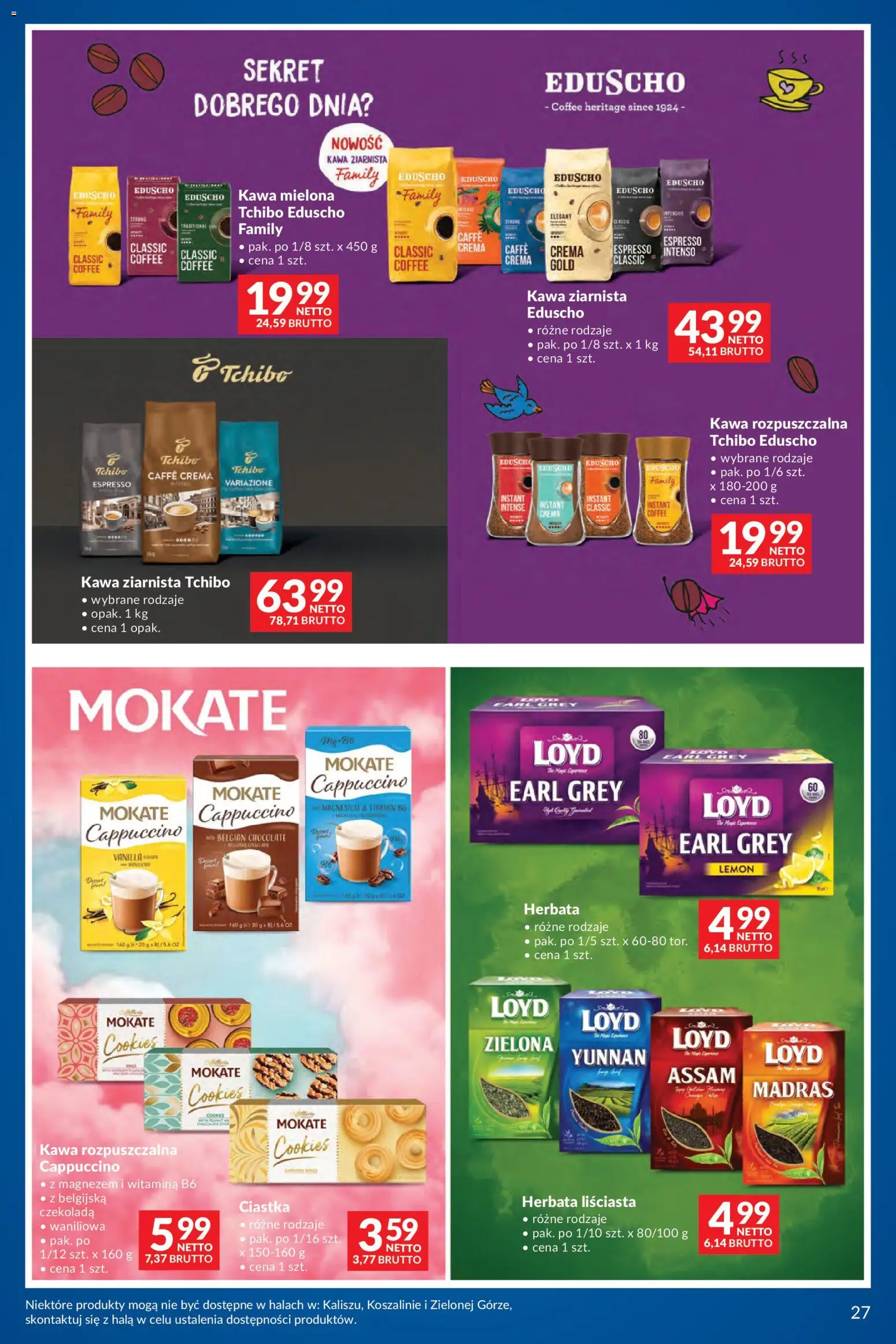 Makro Gazetka - Na wiosnę od 03.03.2026 | Strona: 27 | Produkty: Kawa rozpuszczalna, Tchibo, Kawa, Ciastka