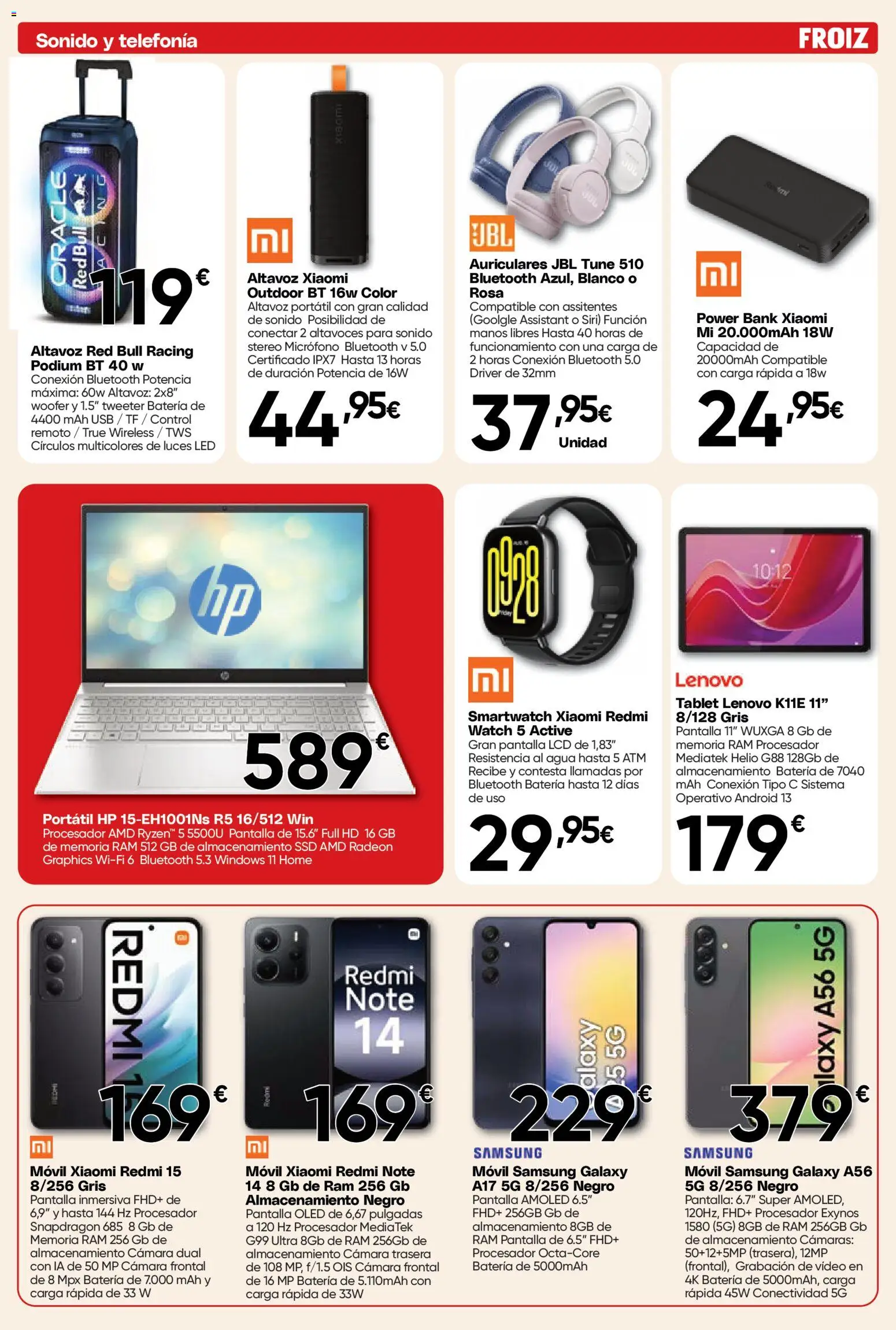 Froiz - Folleto Hiper │ válido desde el 25.03.2026 | Página: 3 | Productos: Video, Auriculares, Micrófono, USB