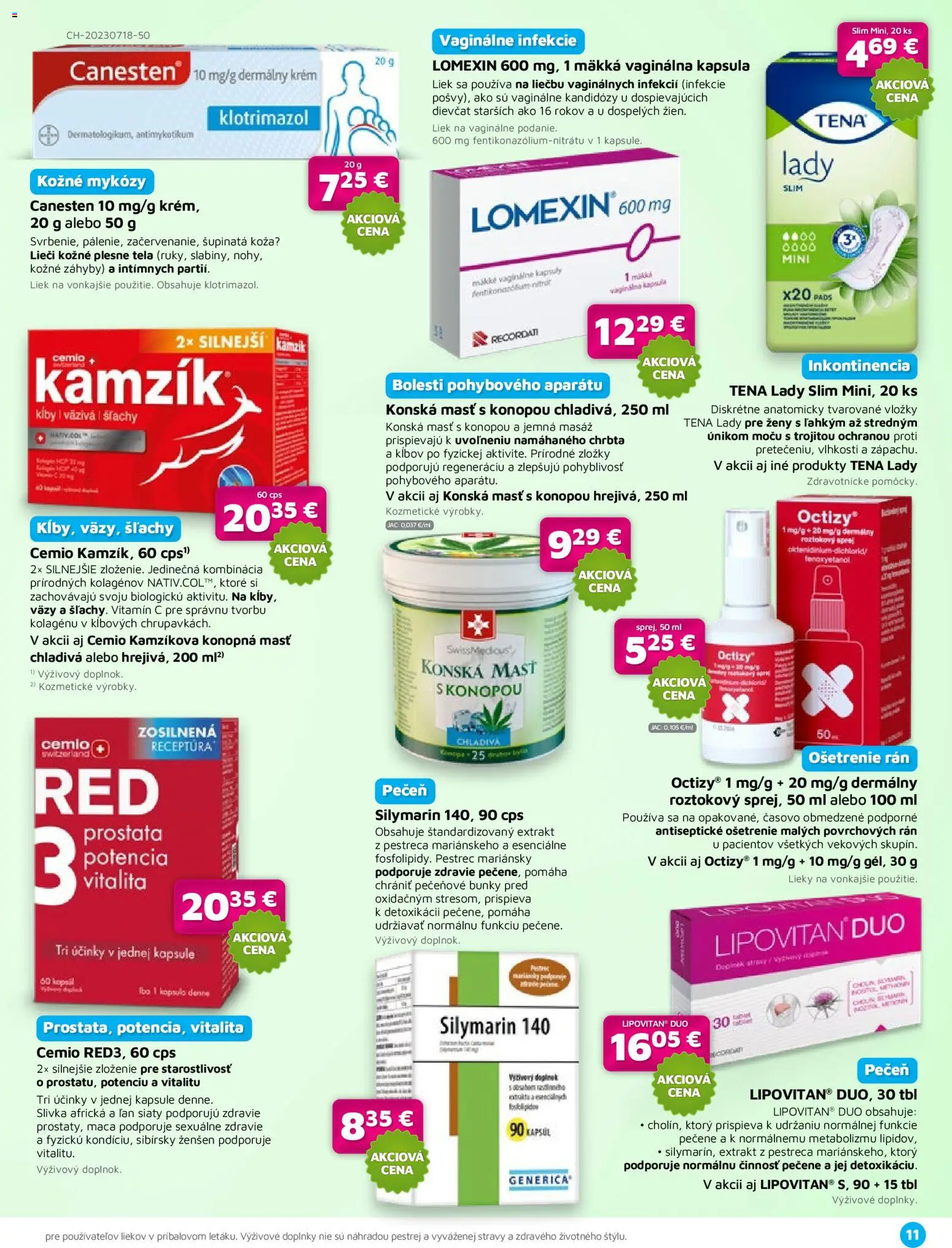 Nové Plus lekáreň akcie – leták je platný od 01.03.2026 | Strana: 11 | Produkty: Krém