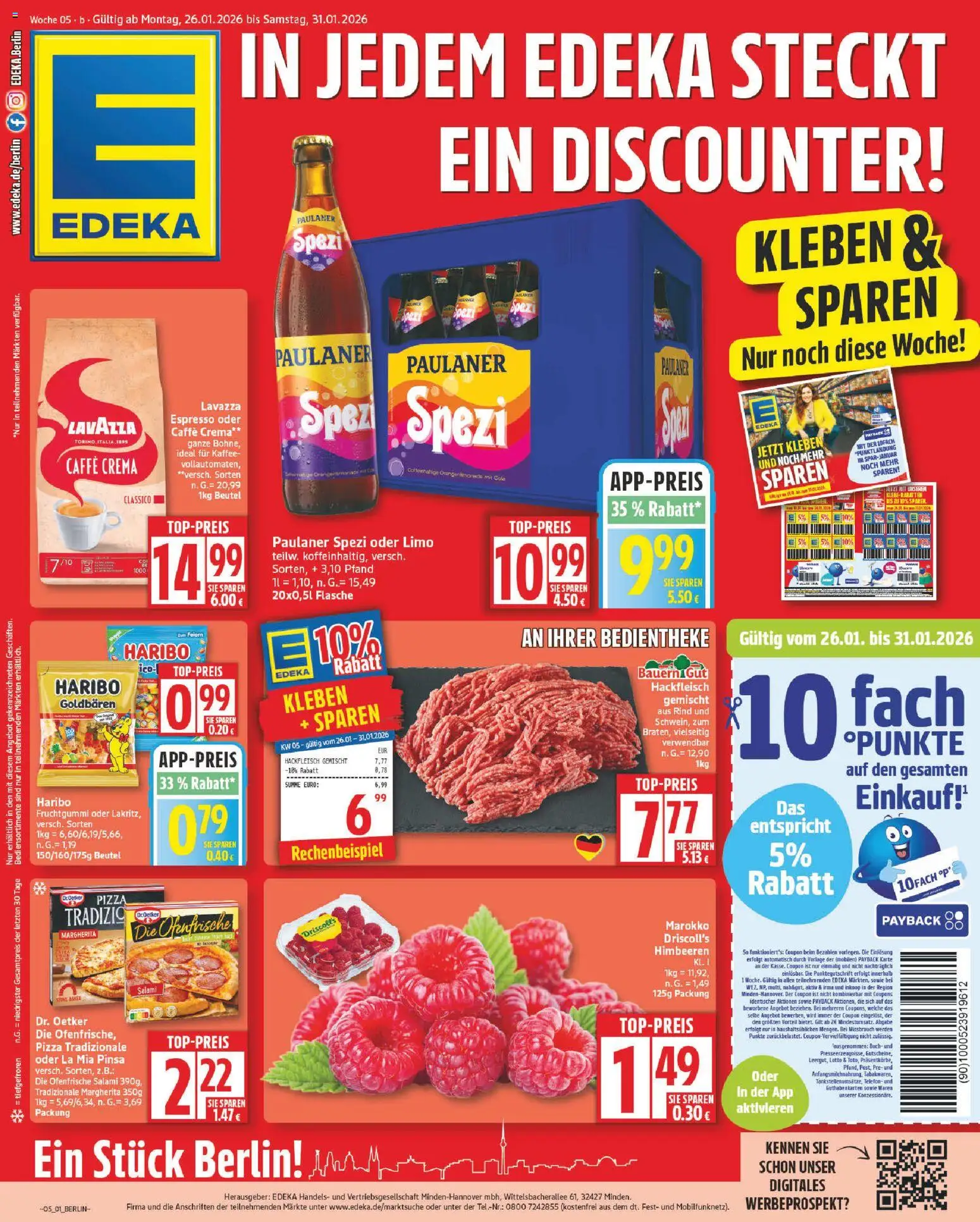 Edeka Prospekt 	 – gültig ab 26.01.2026 | Seite: 1