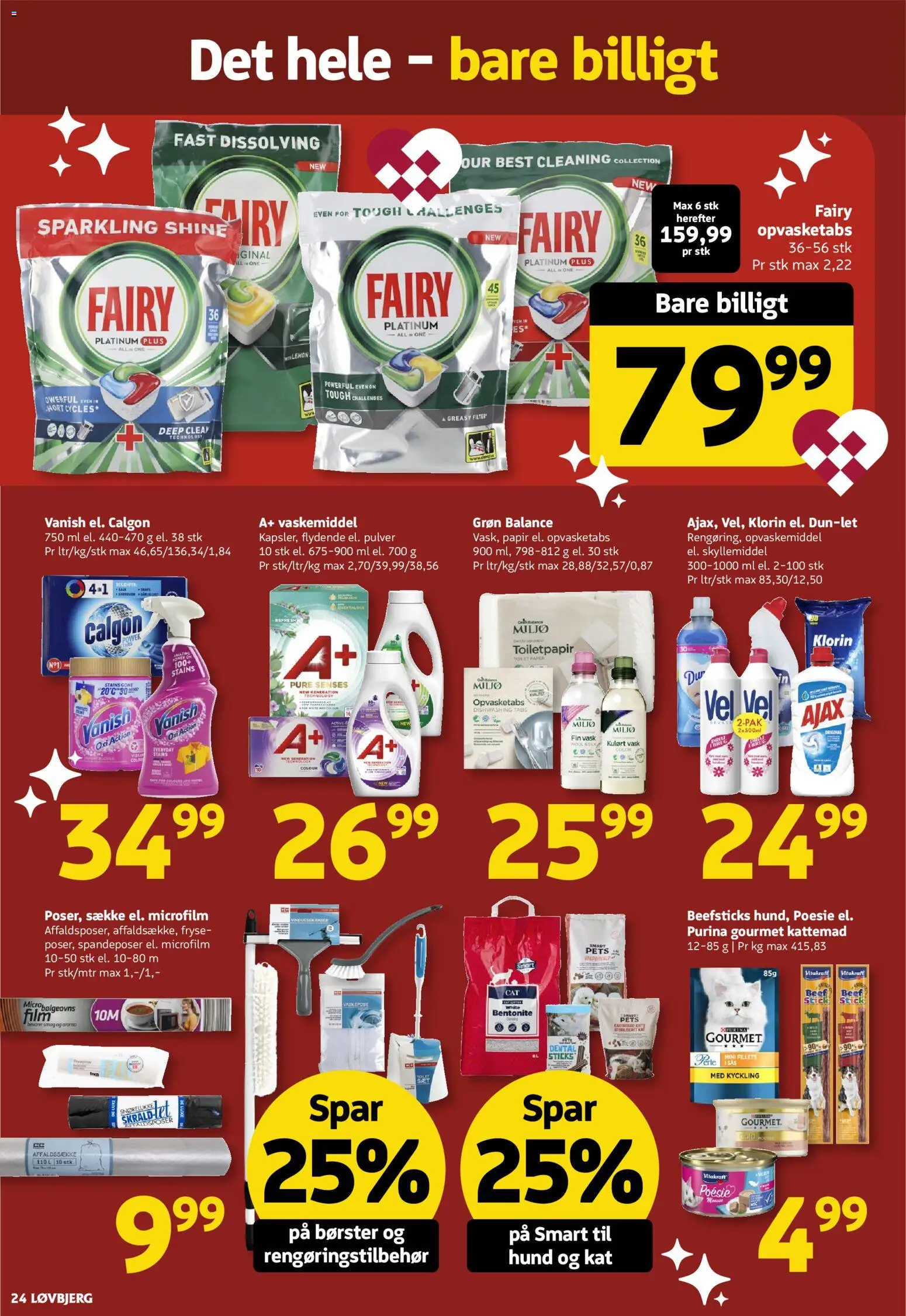 Løvbjerg tilbudsavis – gyldig fra 21.11.2025 | Side: 26 | Produkter: Skyllemiddel, Opvaskemiddel