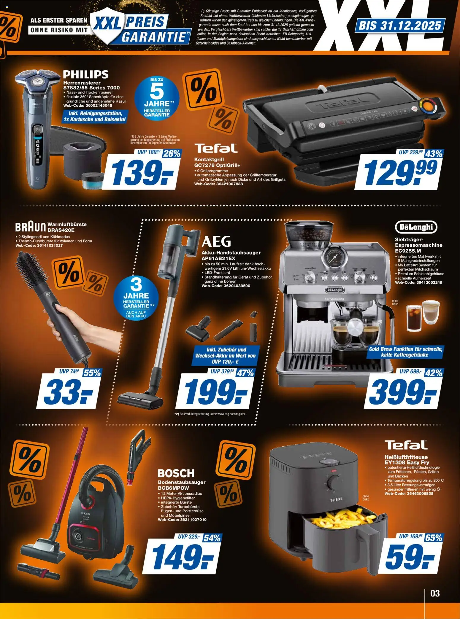Expert - Black Friday – gültig ab 28.11.2025 | Seite: 3 | Produkte: Bosch, Öl, Bürste, Heißluftfritteuse