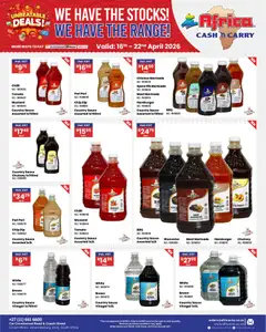 Africa Cash & Carry specials catalogue – valid from 16.04.2026 | Page: 19
