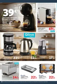 Vista previa Alcampo -  Canarias válido desde el 09.01.2026 | Página: 24 | Productos: Pan, Café, Cafetera, Tostador