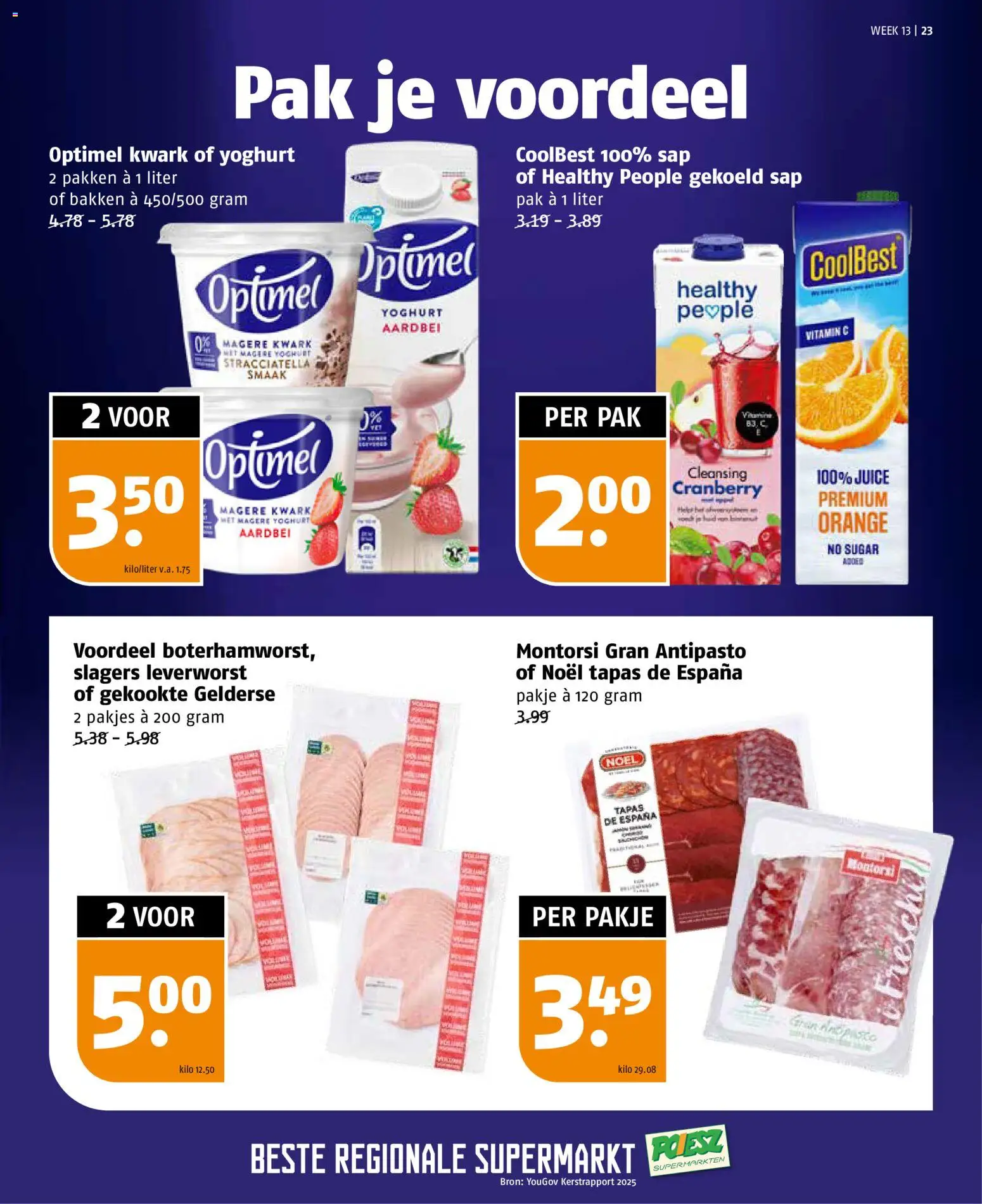 {H1} | Pagina: 23 | Producten: Yoghurt, Sap, Kwark, Aardbei