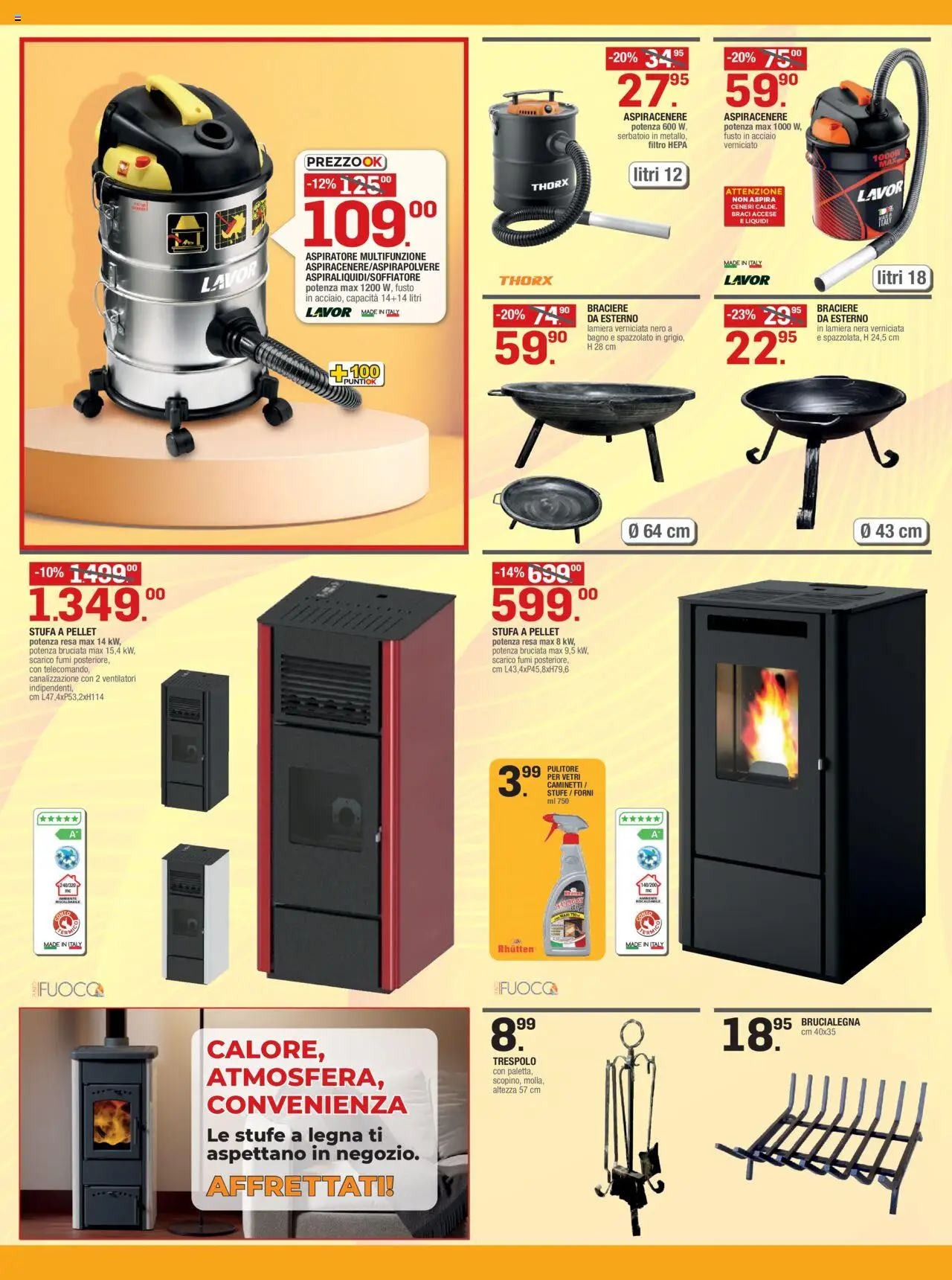 Volantino Brico OK del 11.09.2025 | Pagina: 2 | Prodotti: Pellet, Stufa a pellet, Stufa, Bagno