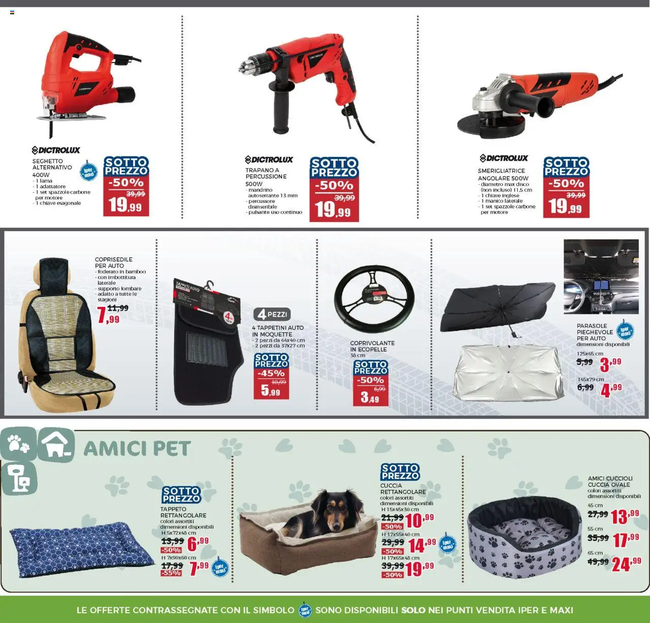 Volantino Happy Casa del 04.06.2025 | Pagina: 36 | Prodotti: Trapano, Disco, Adattatore, Smerigliatrice