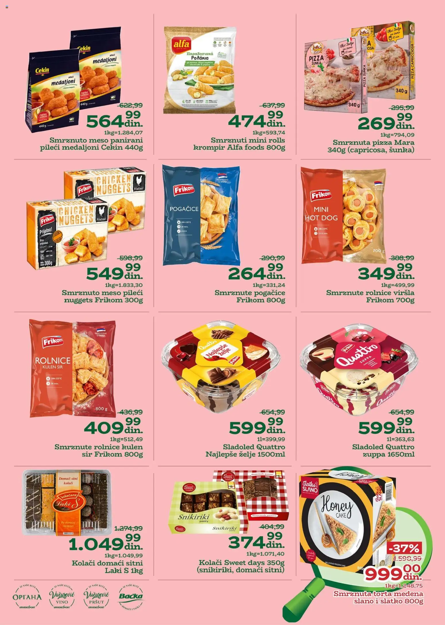 Univerexport katalog - važi od 24.11.2025 | Strana: 11 | Proizvode: Šunka, Vino, Piletina, Pizza šunka