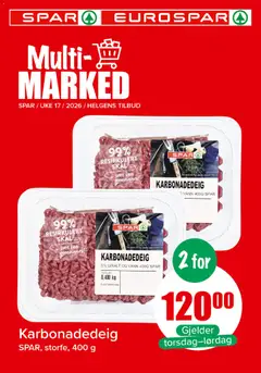 Forhåndsvisning av Spar Helgens Tilbud gyldig fra 23.04.2026