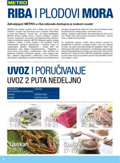 Metro riba i plodovi mora - pregled Metro kataloga - važi od 10.12.2025 | Strana: 2 | Proizvode: Sto, Sveza riba, Plodovi mora, Riba