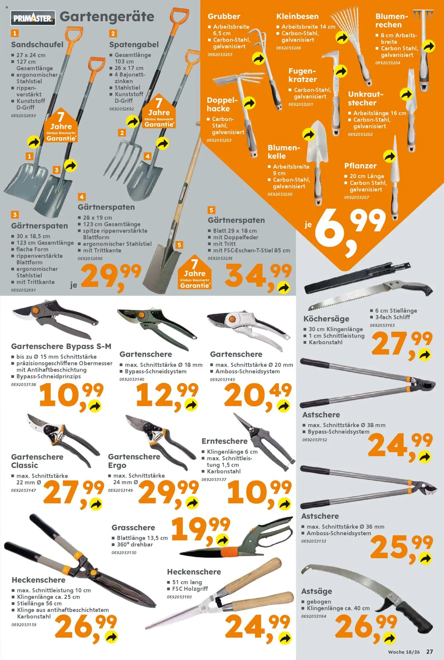 Globus Baumarkt Prospekt Berlin-Treptow	 – gültig ab 26.04.2026 | Seite: 27 | Produkte: Blumen