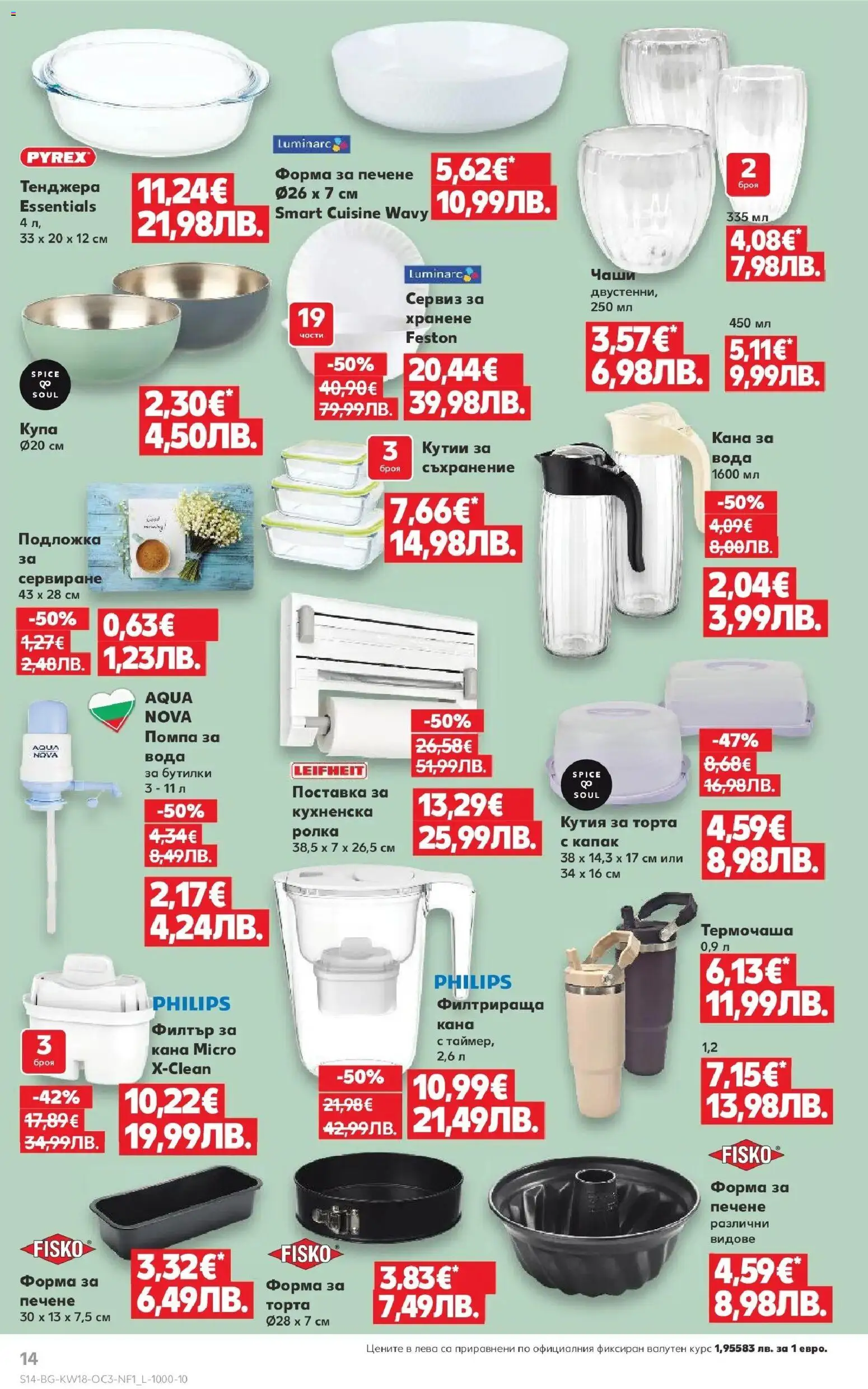 {H1} | Страница: 14 | Продукти: Помпа, Кана, Торта, Подложка