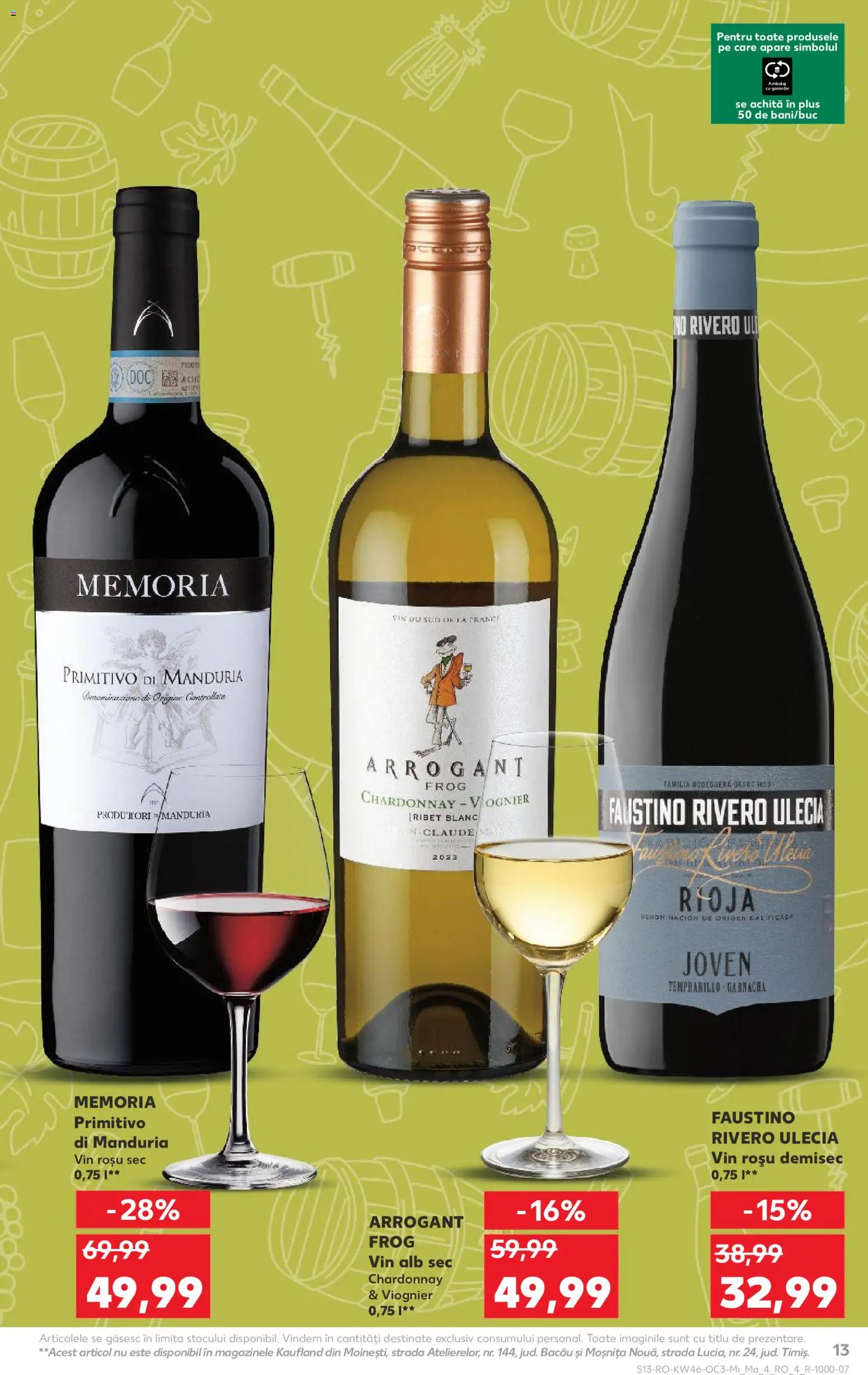 Noul catalog Kaufland – valabil de la 12.11.2025 | Pagină: 13 | Produse: Vin