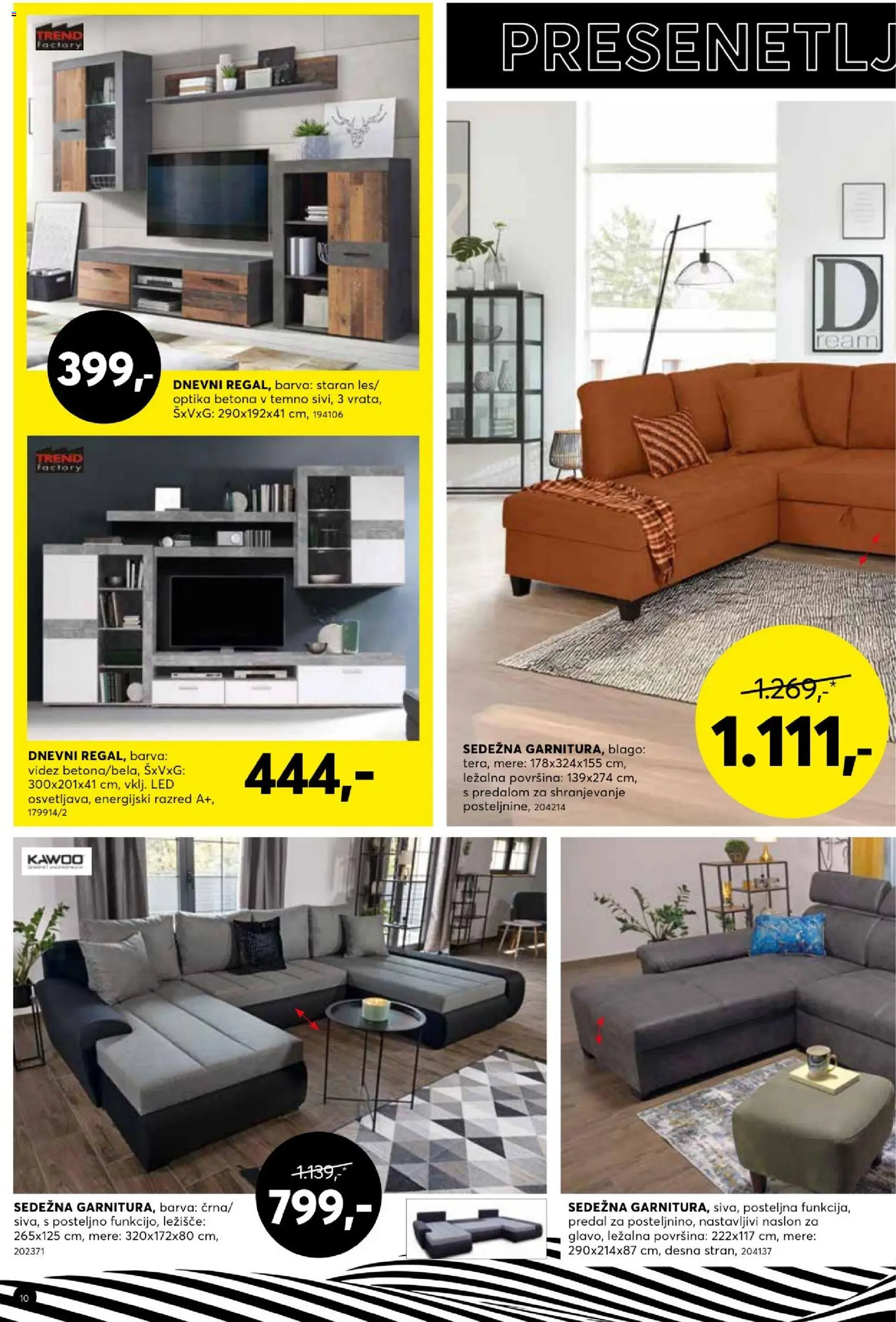 Novi Dipo katalog ponudbe – veljaven od 25.03.2026 | Stran: 10 | Izdelki: Ležišče, Barva