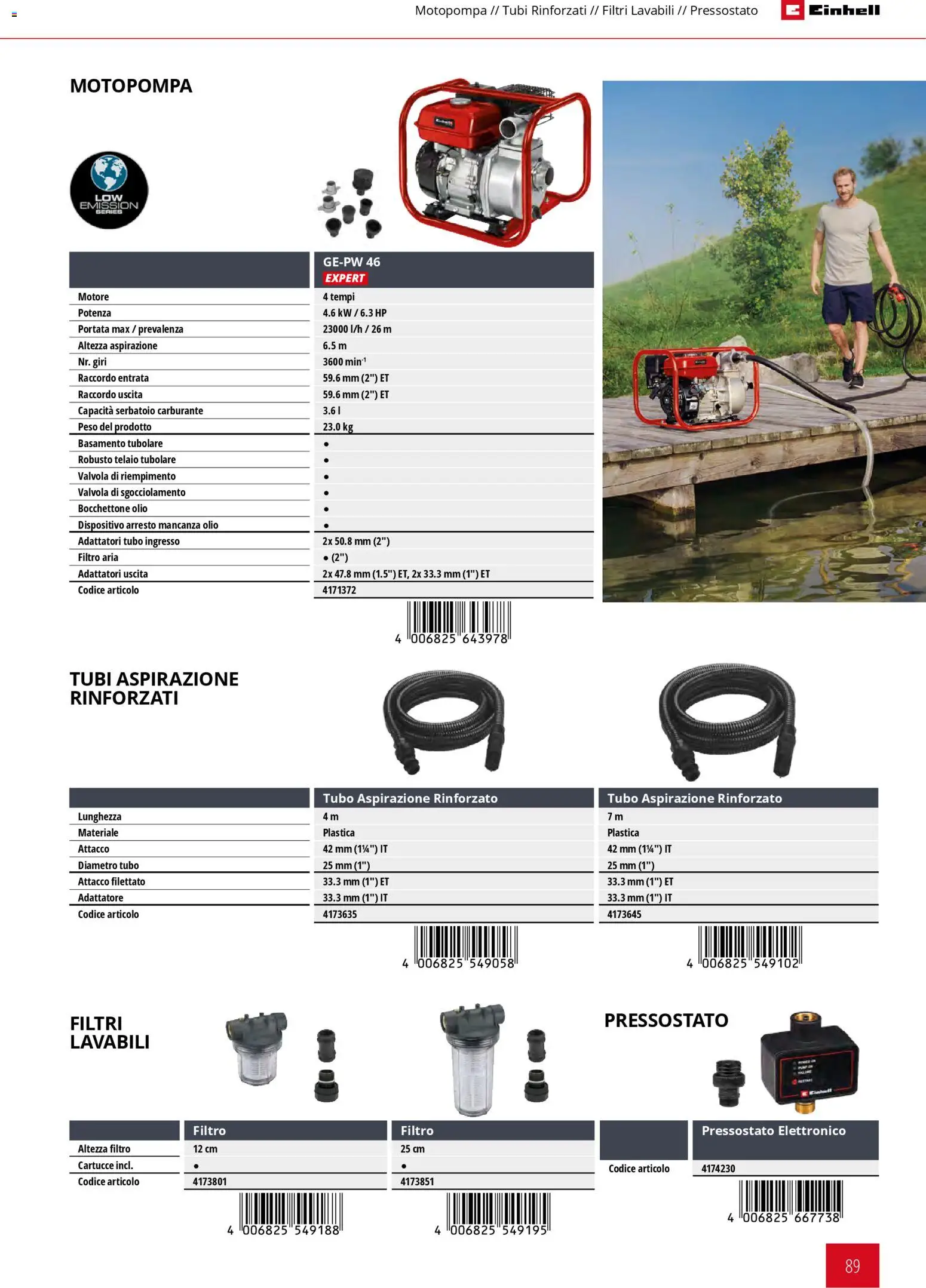 Volantino Einhell del 02.03.2026 | Pagina: 91 | Prodotti: Olio, Tubo, Adattatore