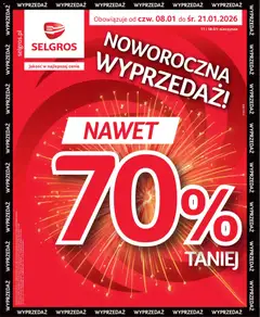 Pogląd oferty "Selgros cash&carry Gazetka - Świąteczna Wyprzedaż" - ważna od 08.01.2026
