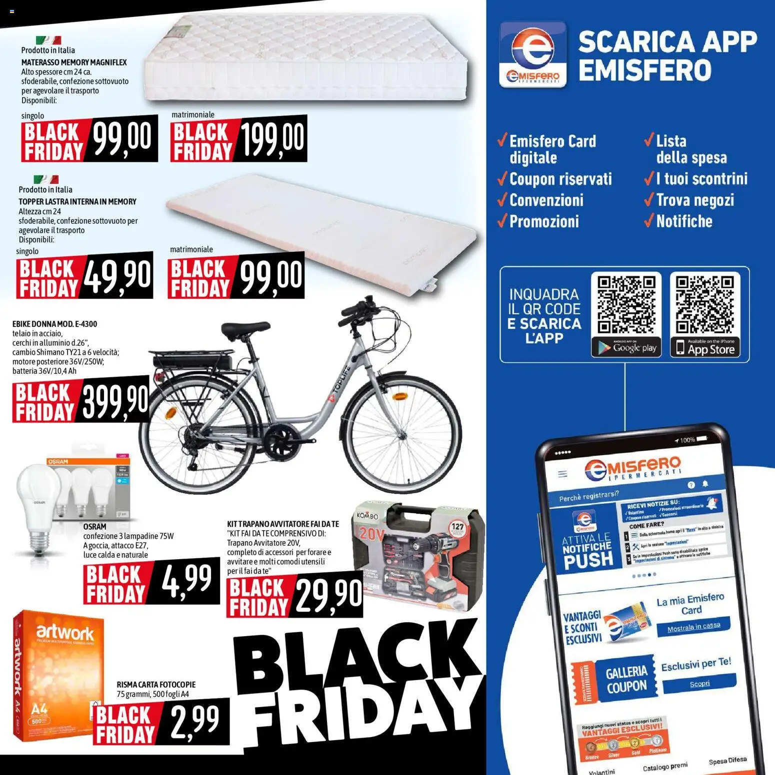 Volantino Emisfero del 20.11.2025 | Pagina: 7 | Prodotti: Iphone, Tè, The, Materasso
