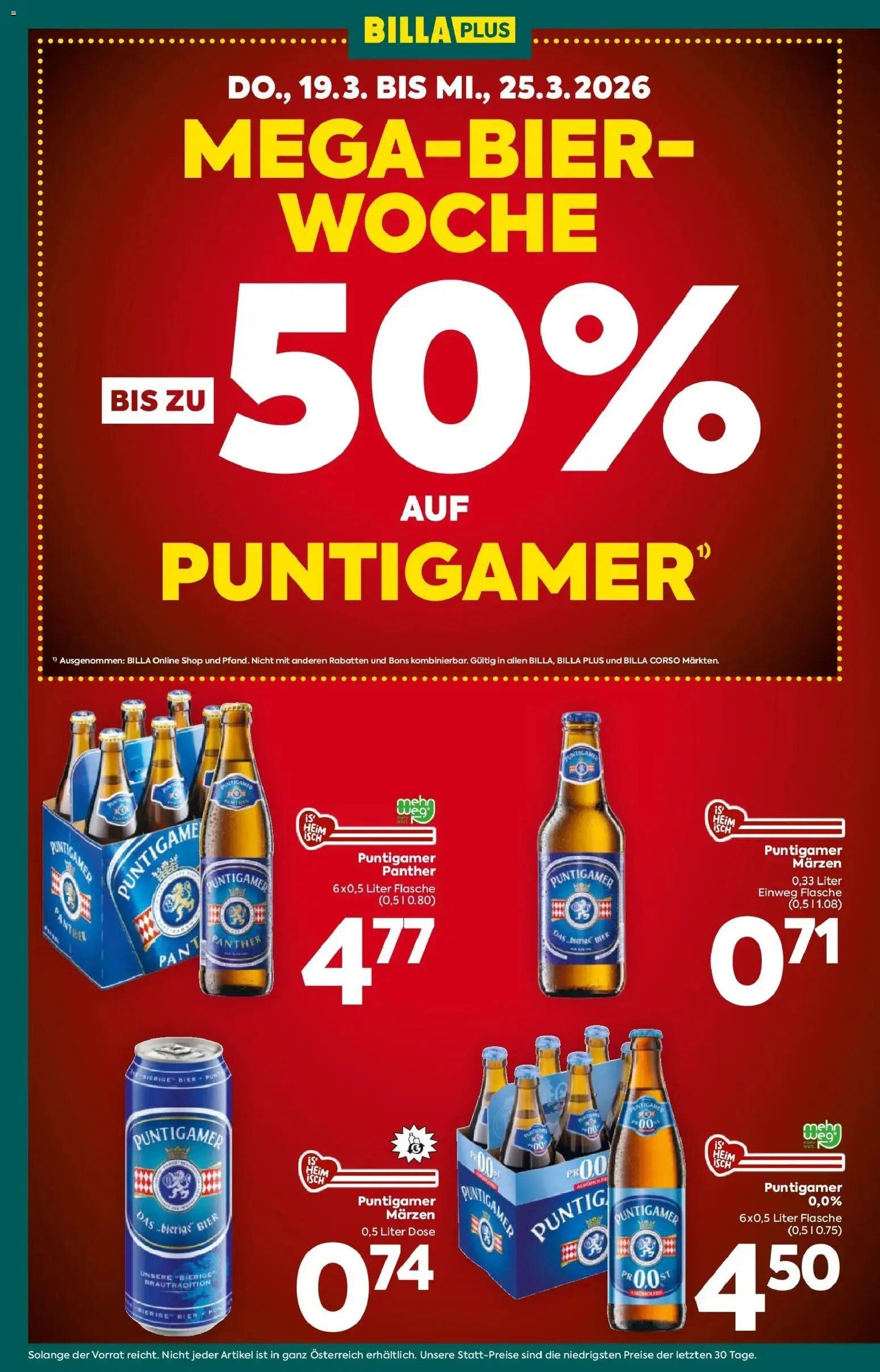 Billa Plus Flugblatt - Steiermark gültig ab 19.03.2026 | Seite: 2 | Produkte: Bier