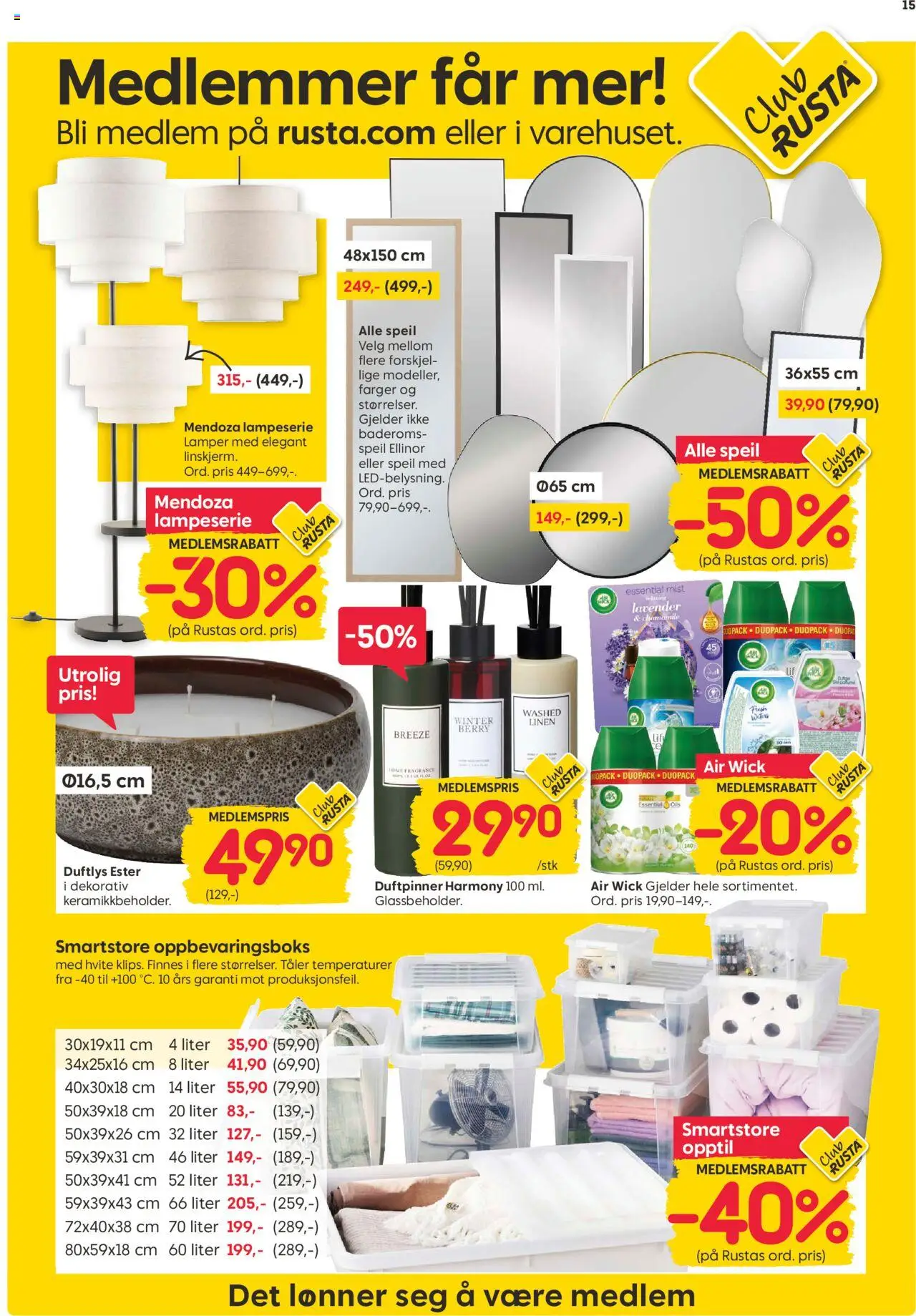 {H1} | Side: 15 | Produkter: Oppbevaringsboks, Speil, Duftpinner, Duftlys