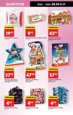 Pogląd oferty "Kalendarz adwentowy domek Kinder, 234 g, Advent calendar in house shape, 234 g" - ważna od 29.10.2025 | Strona: 63