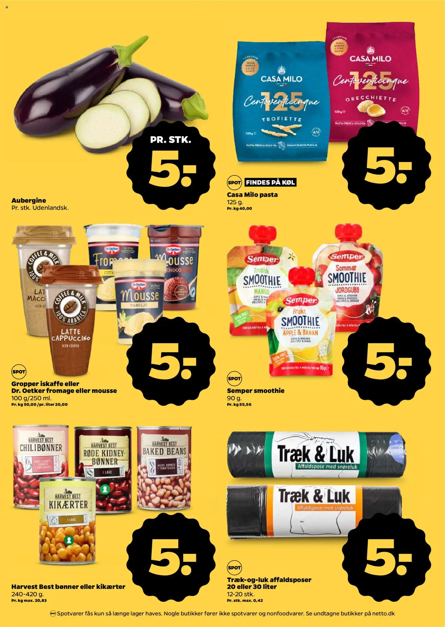 Netto tilbudsavis – gyldig fra 18.04.2026 | Side: 3 | Produkter: Mango, Pasta, Aubergine, Smoothie