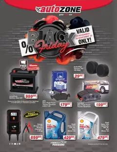 AutoZone specials catalogue – valid from 28.11.2025 | Page: 2 | Products: Battery, Pads, Charger, Oil