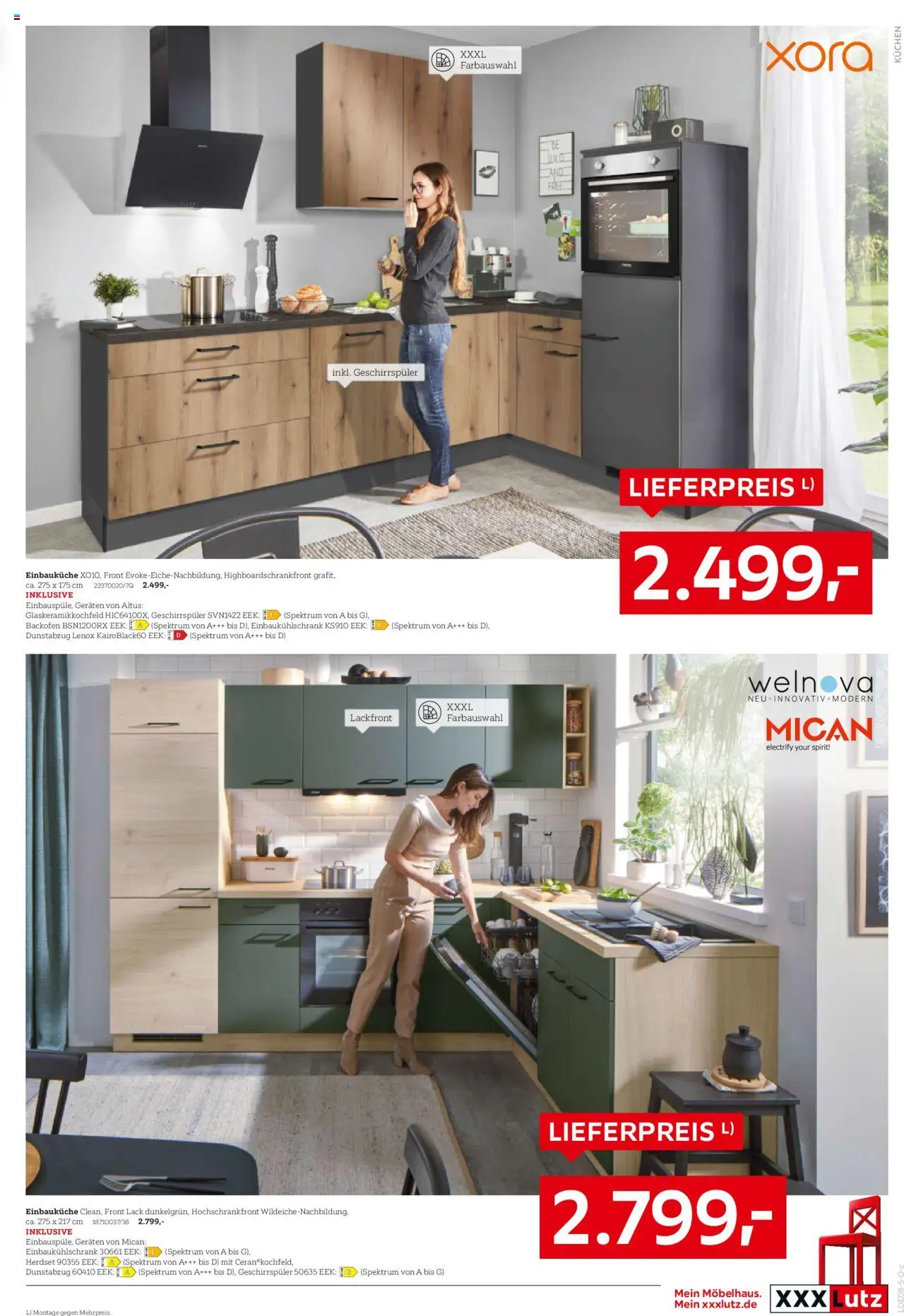 XXXL Lutz Prospekt 	 - gültig ab dem 11.08.2025 | Seite: 13 | Produkte: Geschirrspüler, Einbauküche, Backofen, Kuchen