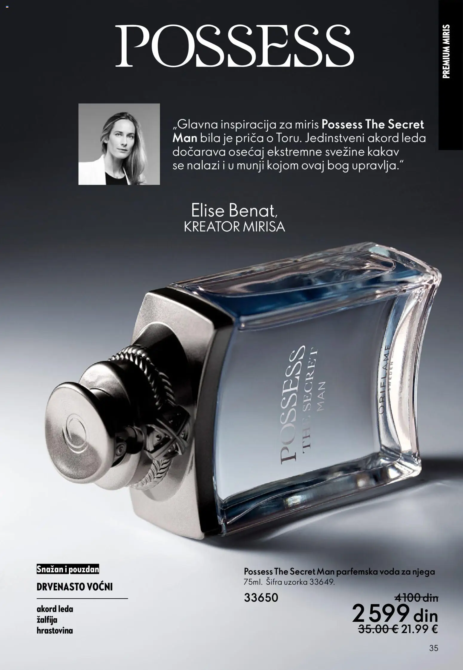 Oriflame katalog - važi od 28.01.2026 | Strana: 35 | Proizvode: Miris, Voda