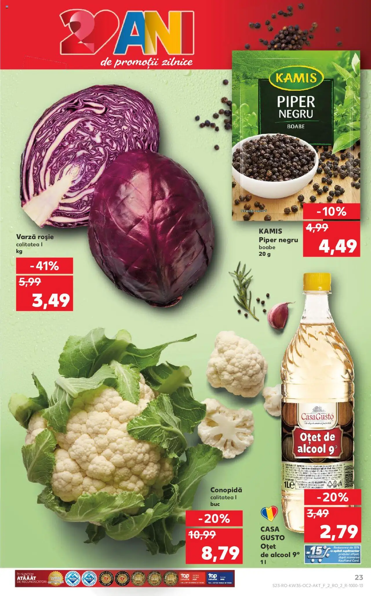 Kaufland RO akciós ujság - amely érvényes a következő dátumtól: 27.08.2025 | Oldal: 23