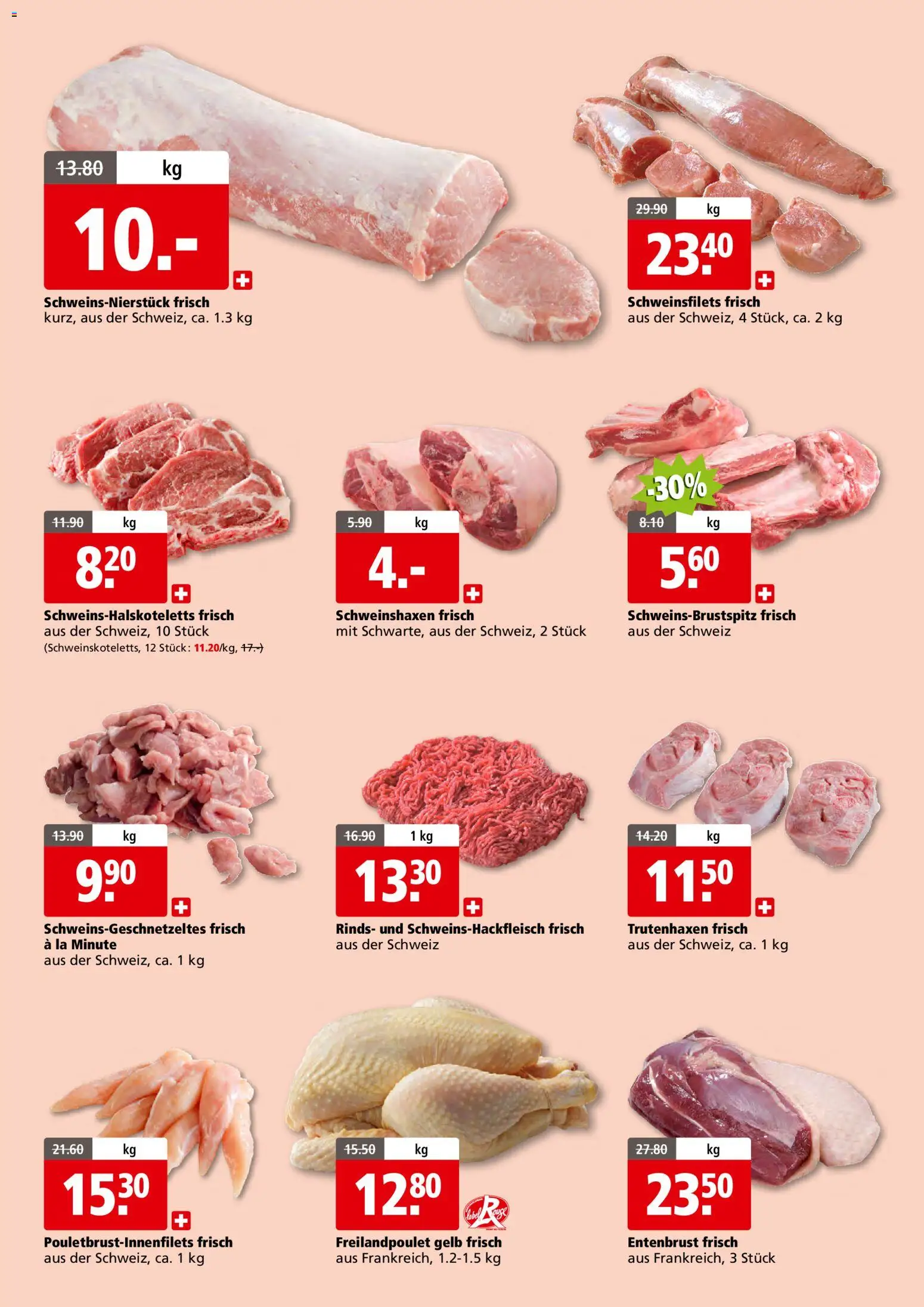 Aligro actionen 2000 Schlieren, Gossau SG, Frauenfeld, Rapperswil-Jona, Sargans, Bern, Brüttisellen, Pratteln, Emmen, Spreitenbach – gültig ab 23.03.2026 | Seite: 2