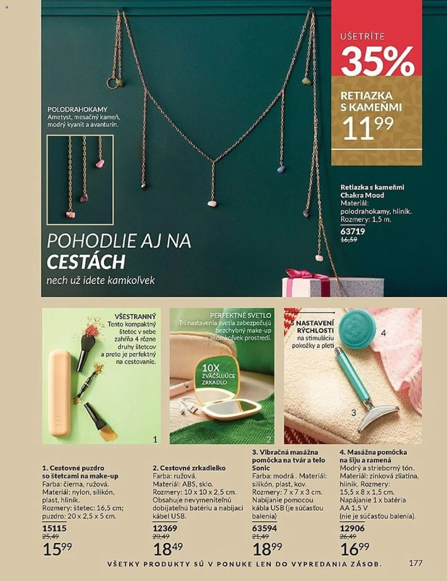 Nové Avon akcie – leták je platný od 01.11.2025 | Strana: 177 | Produkty: Zrkadlo, Svetlo, Štetec