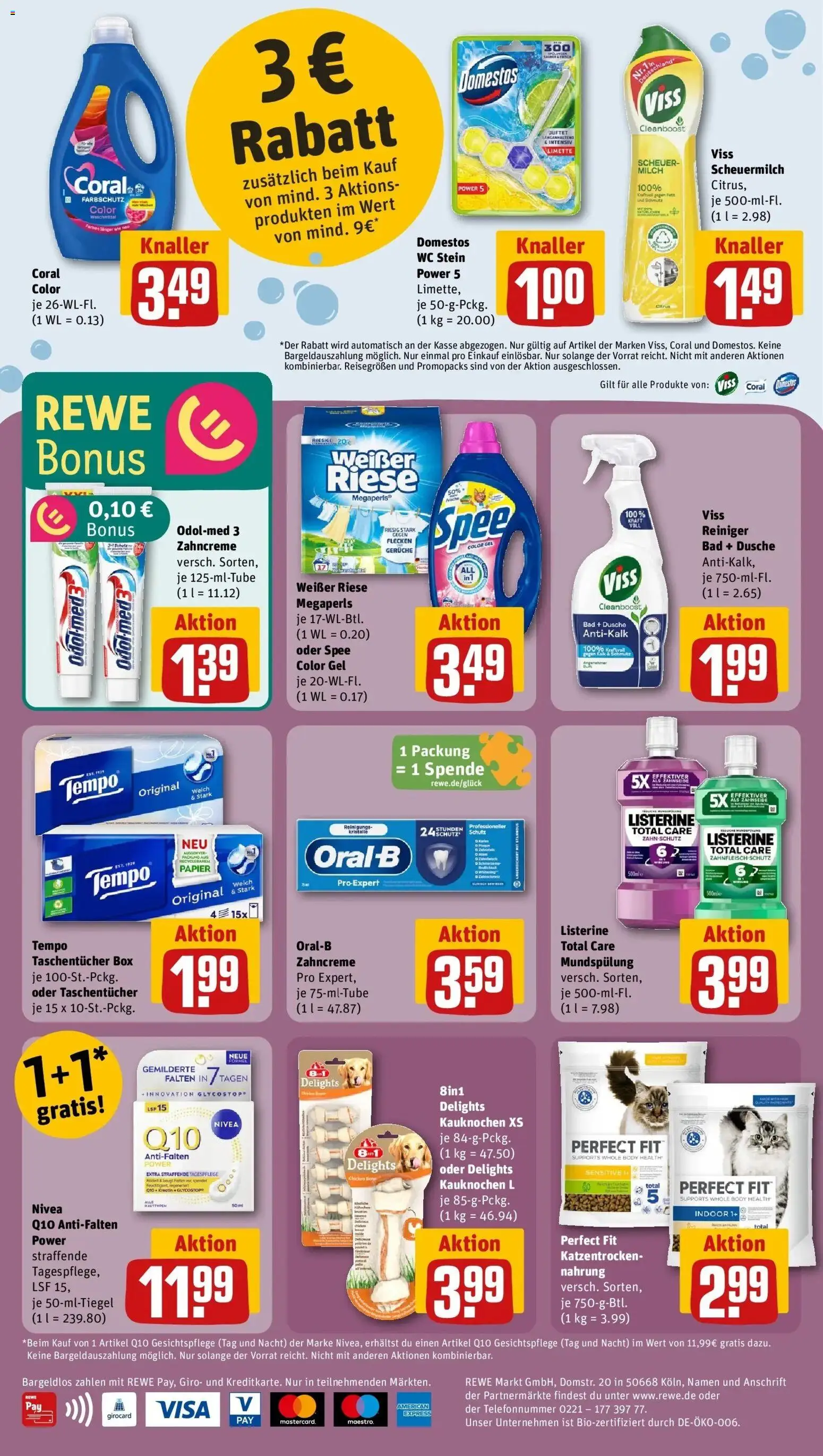 Rewe Prospekt Hallenberg	 – gültig ab 09.03.2026 | Seite: 26 | Produkte: Coral, Box, Dusche, Spee